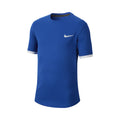Court Dry T-Shirt Jungen - blau, weiß