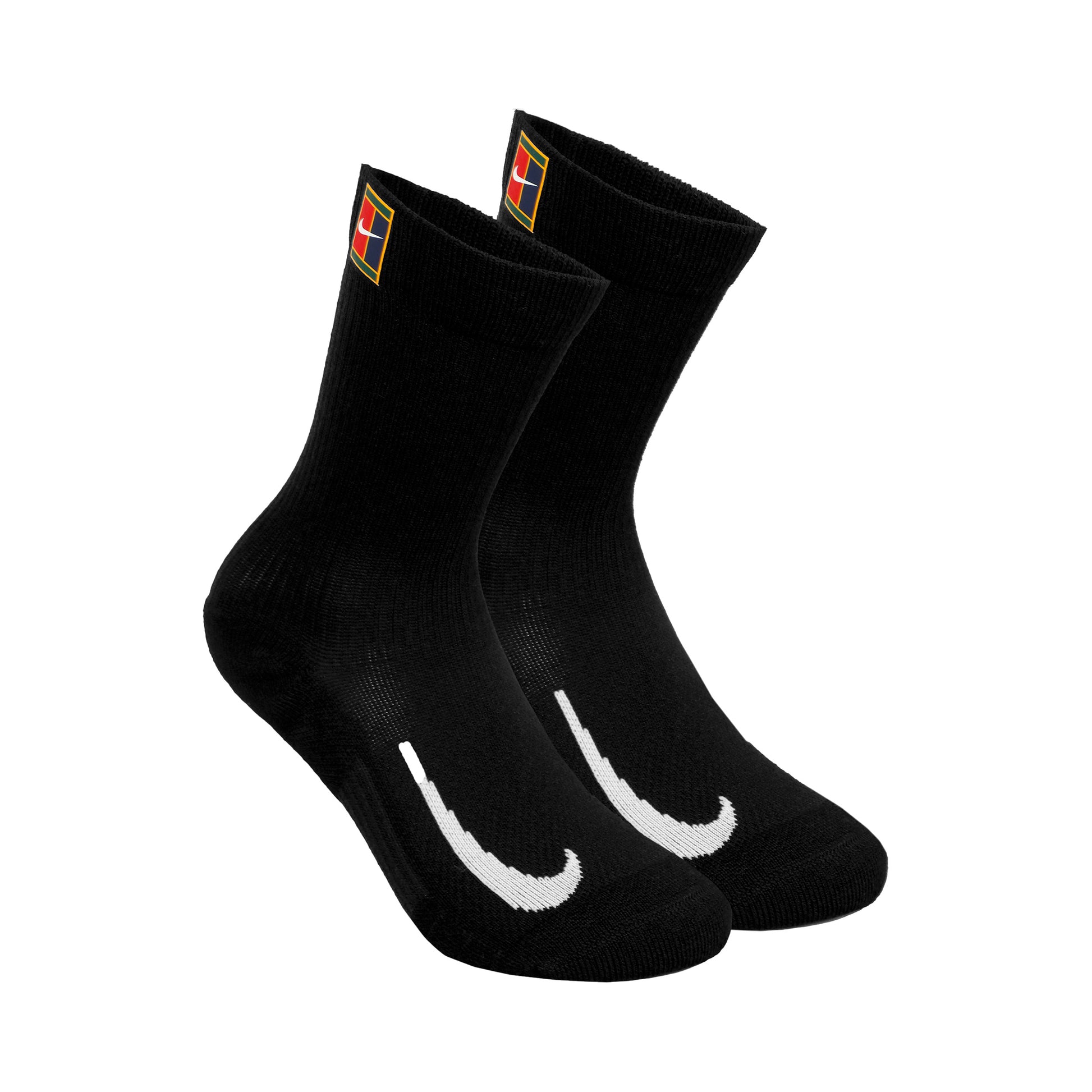 Nike Court Multiplier Cushioned Tennissocken 2er Pack-Schwarz,Weiß