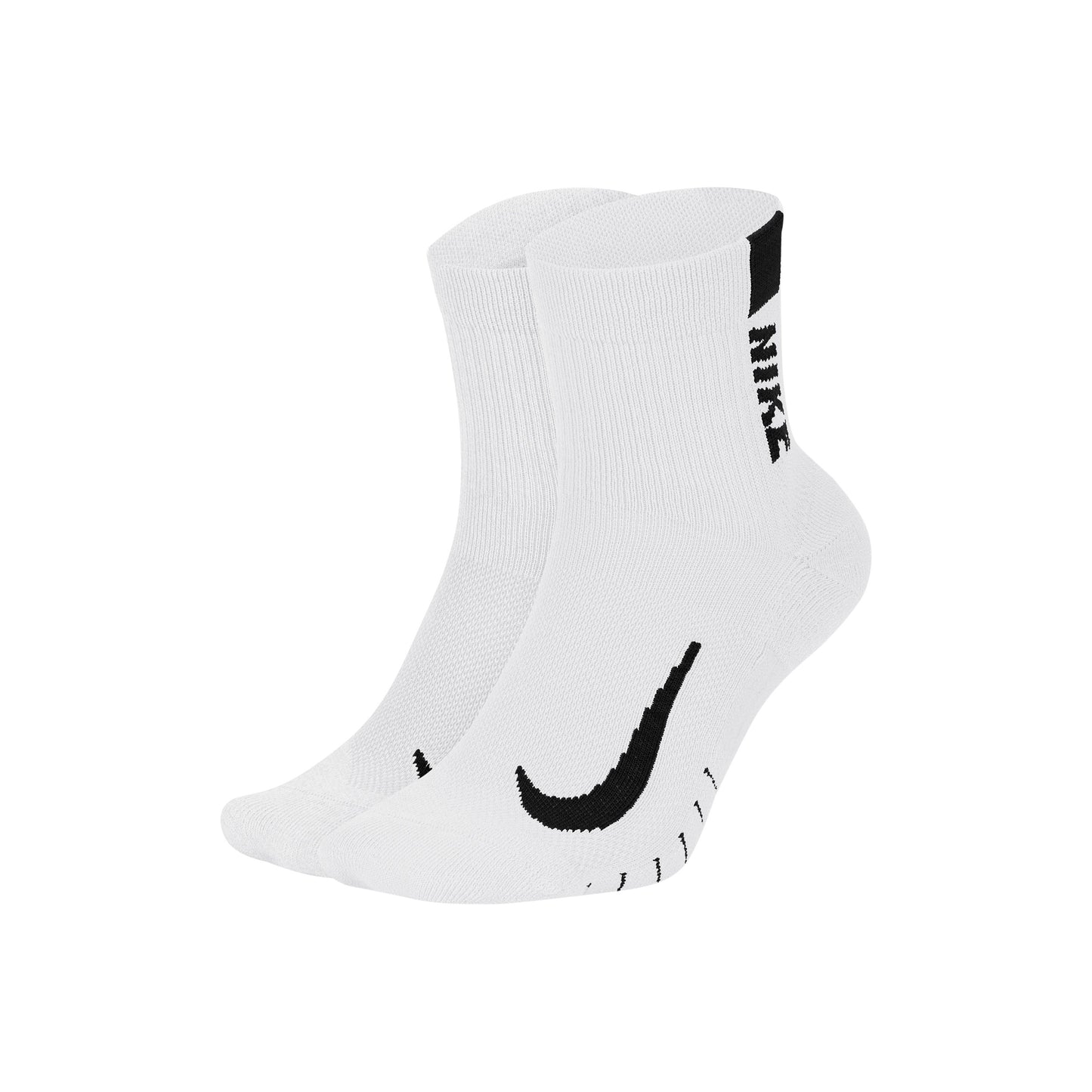 Nike Multiplier Laufsocken 2er Pack-Weiß,Schwarz