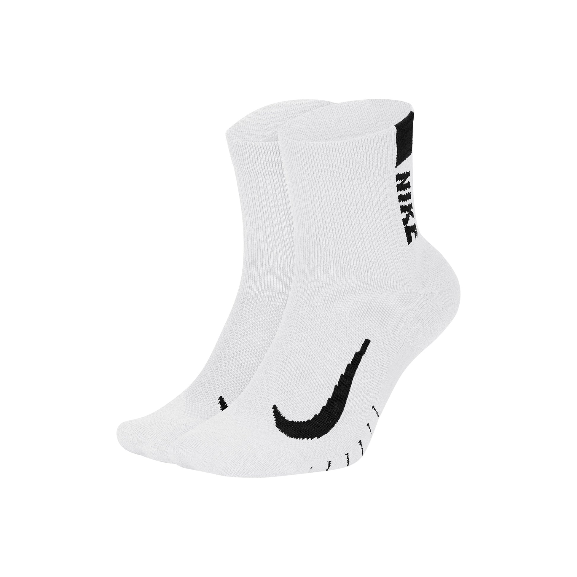 Nike Multiplier Laufsocken 2er Pack-Weiß,Schwarz