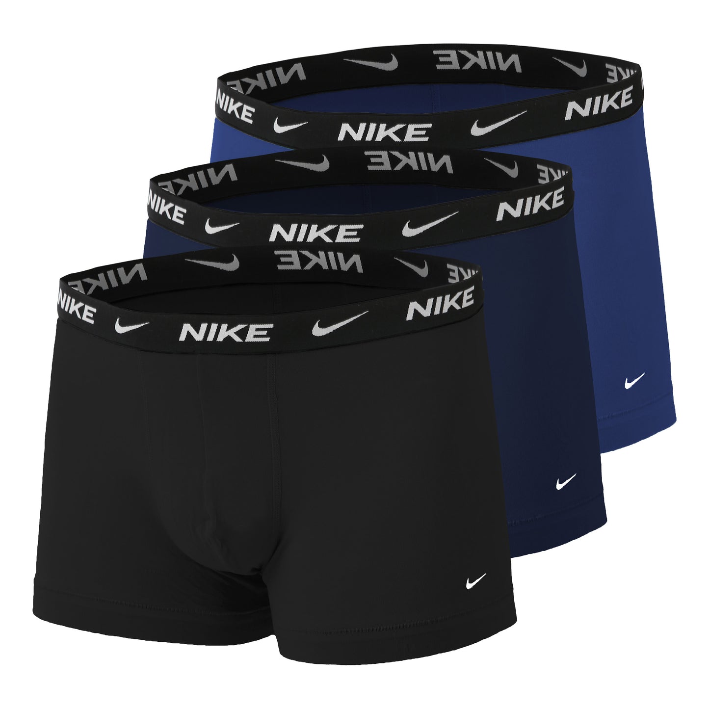 Nike Everyday Cotton Strech Trunk Boxer Short 3er Pack Herren-Dunkelblau,Blau