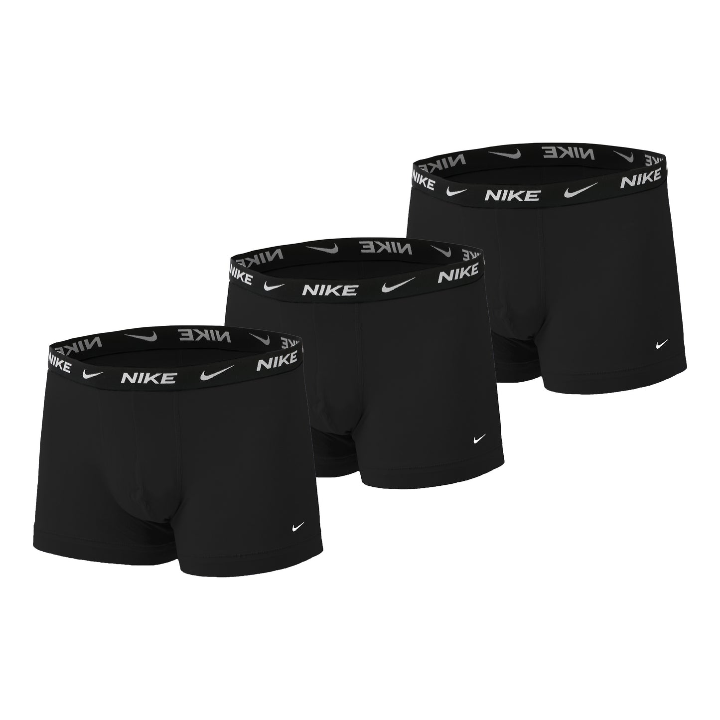 Nike Everyday Cotton Strech Trunk Boxer Short 3er Pack Herren-Schwarz,Anthrazit