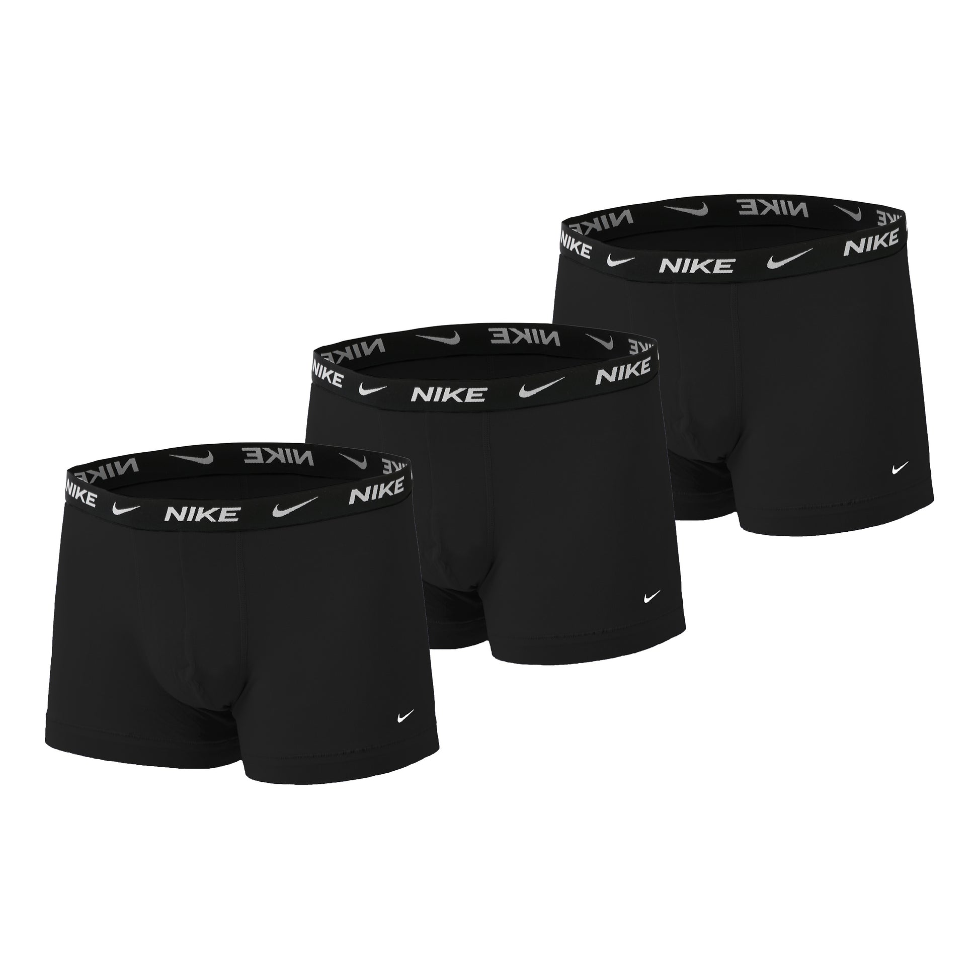 Nike Everyday Cotton Strech Trunk Boxer Short 3er Pack Herren-Schwarz,Anthrazit