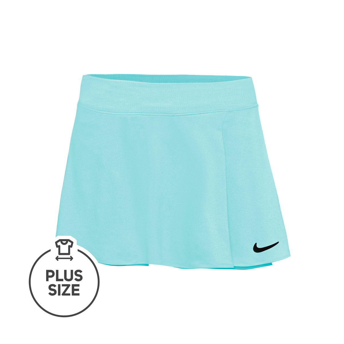 Nike Court Flouncy Plus Size Rock Damen - hellblau,