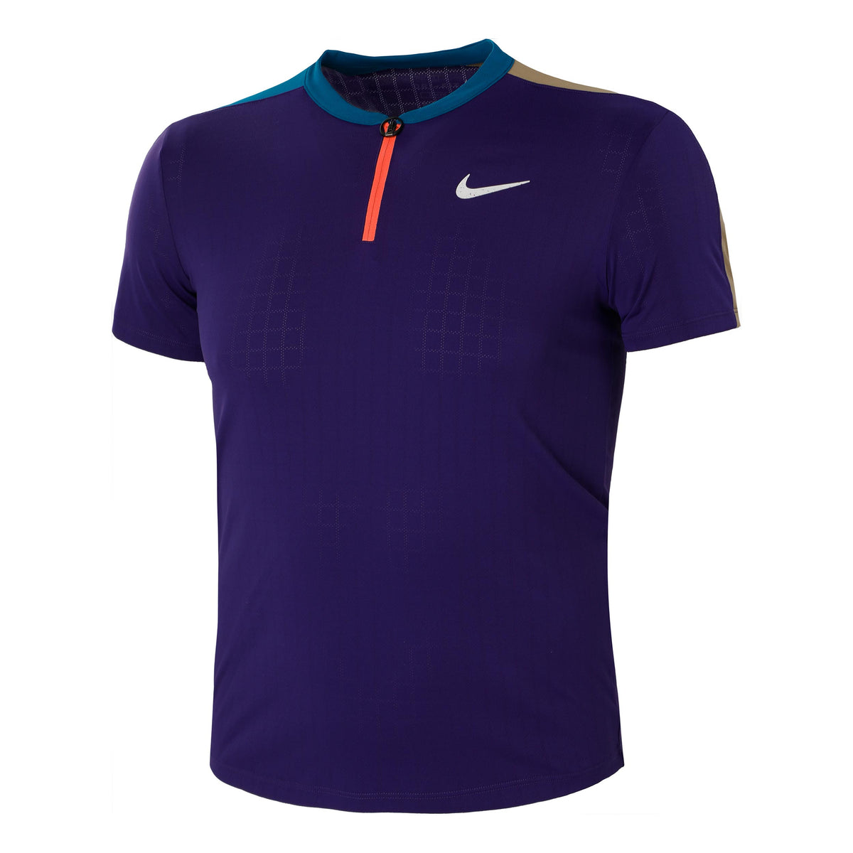 Nike Court Slam MB Polo Herren - lila, mehrfarbig