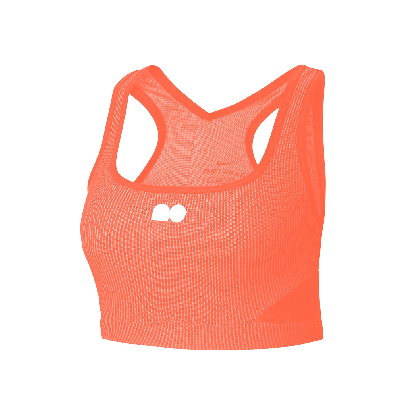 Nike Court NJC Naomi Osaka Crop Tank-Top Damen - orange, weiß