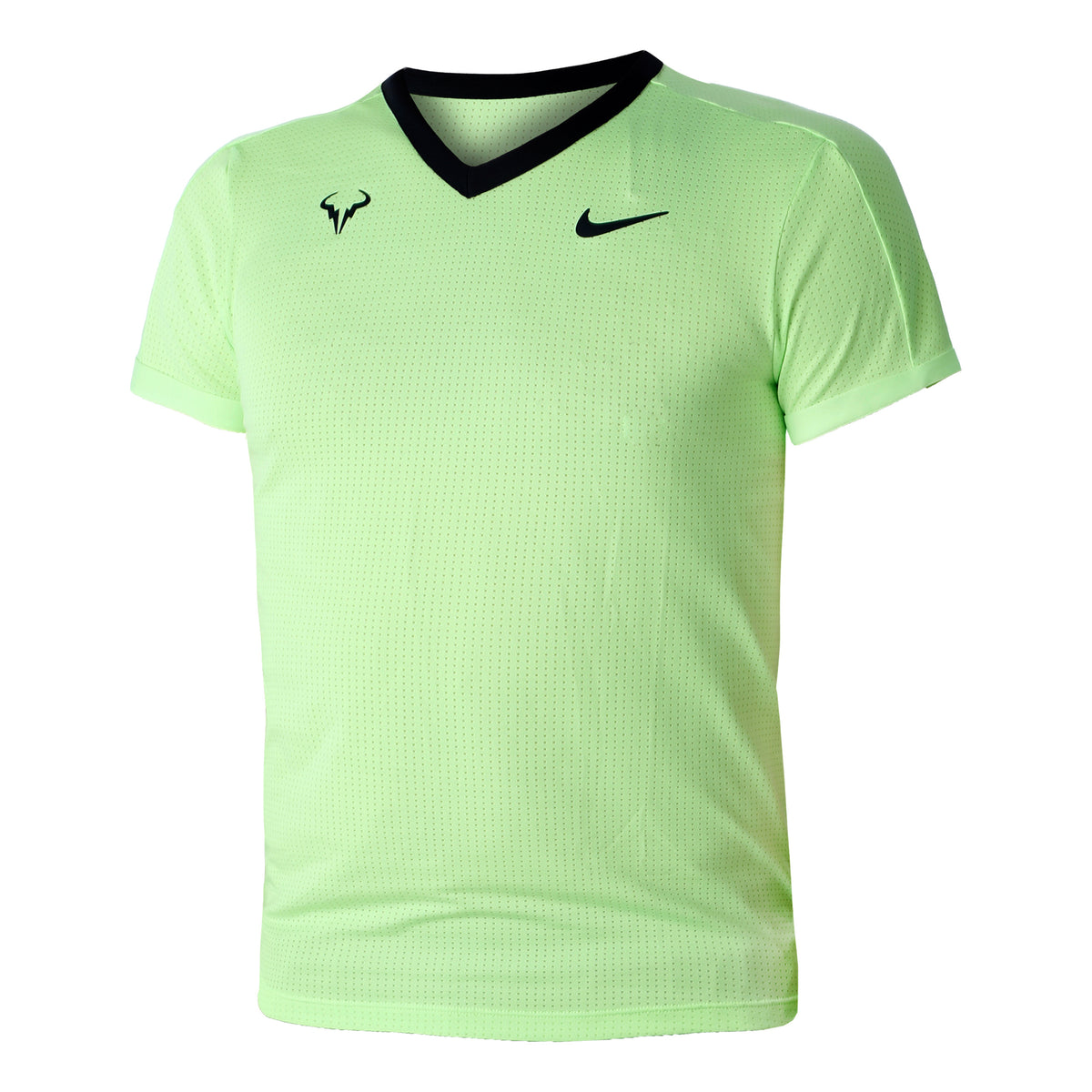 Nike Dri-Fit Advantage T-Shirt Herren - hellgrün, dunkelblau
