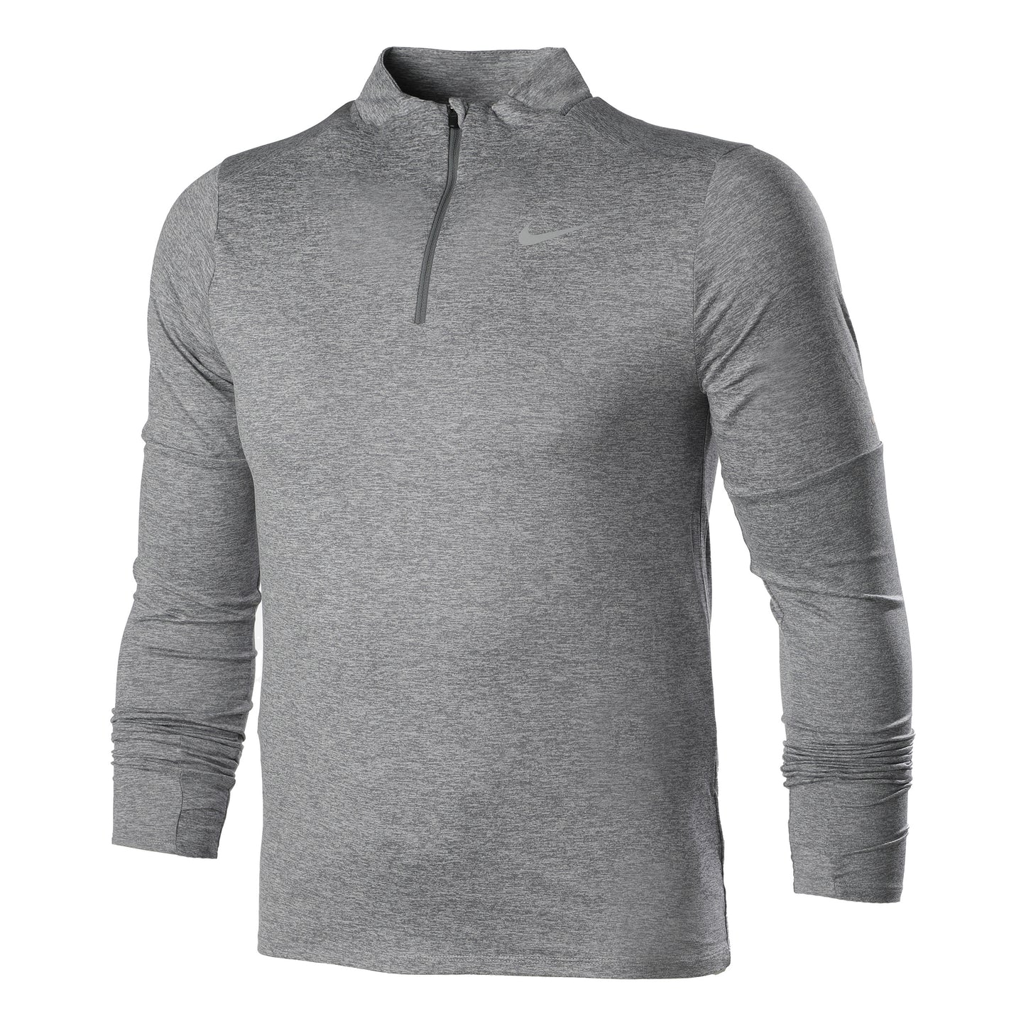 Nike Dri-Fit Element Half-Zip Lauftop Herren - grau,