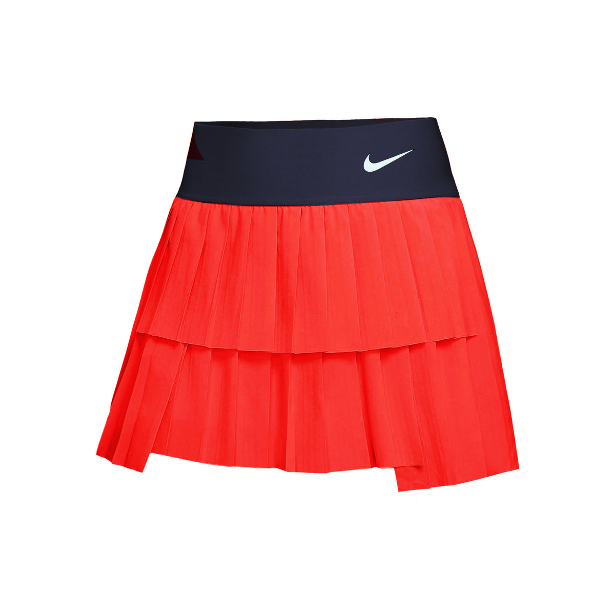 Nike Dri-Fit Advantage Pleated Rock Damen - rot, blau