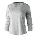 Dri-Fit One Standard Longsleeve Damen - grau, schwarz
