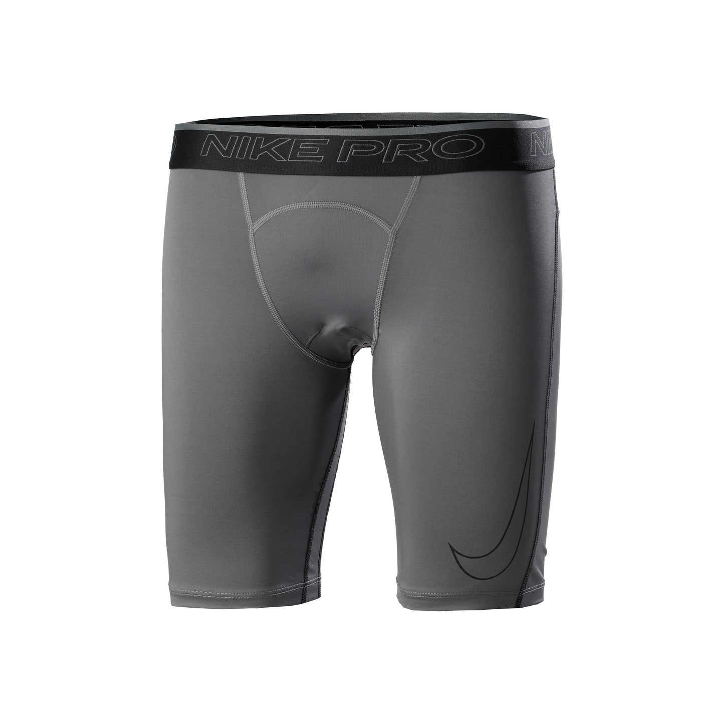 Nike Dri-Fit Pro Long Lauftight Herren-Grau,Schwarz