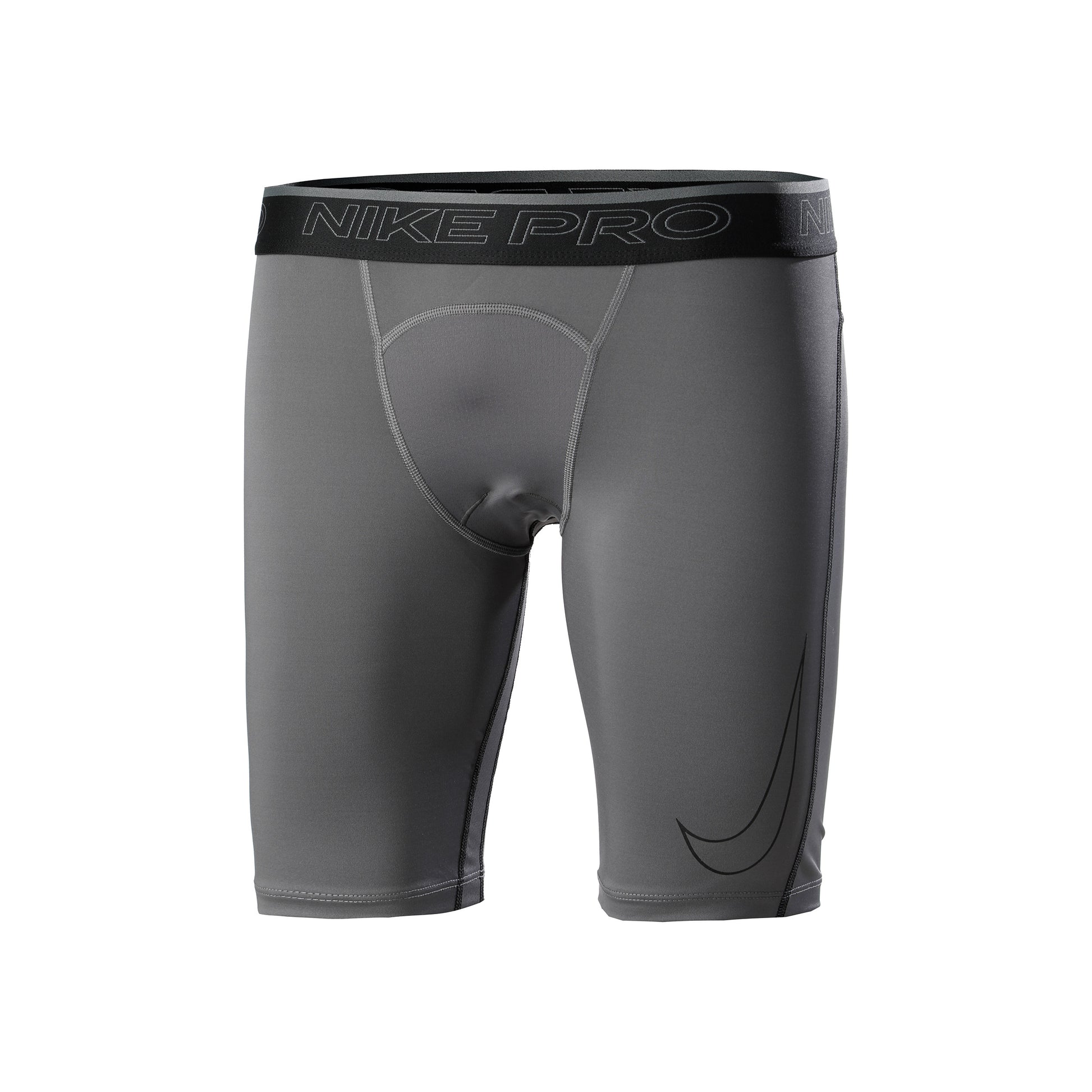Nike Dri-Fit Pro Long Lauftight Herren-Grau,Schwarz