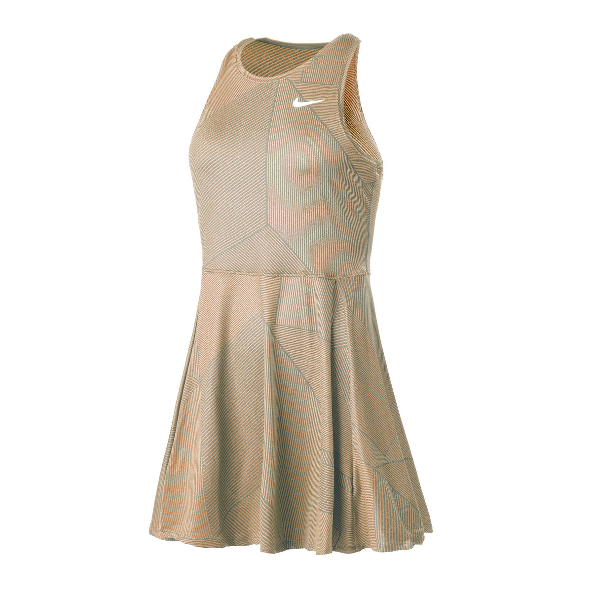 Nike Dri-Fit Printed Kleid Damen - apricot, grau