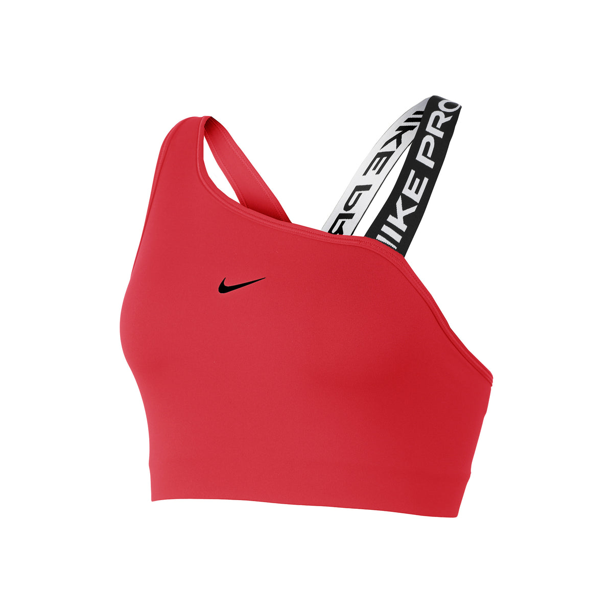 Nike Dri-Fit Swoosh Sport-BH Damen - rot, schwarz