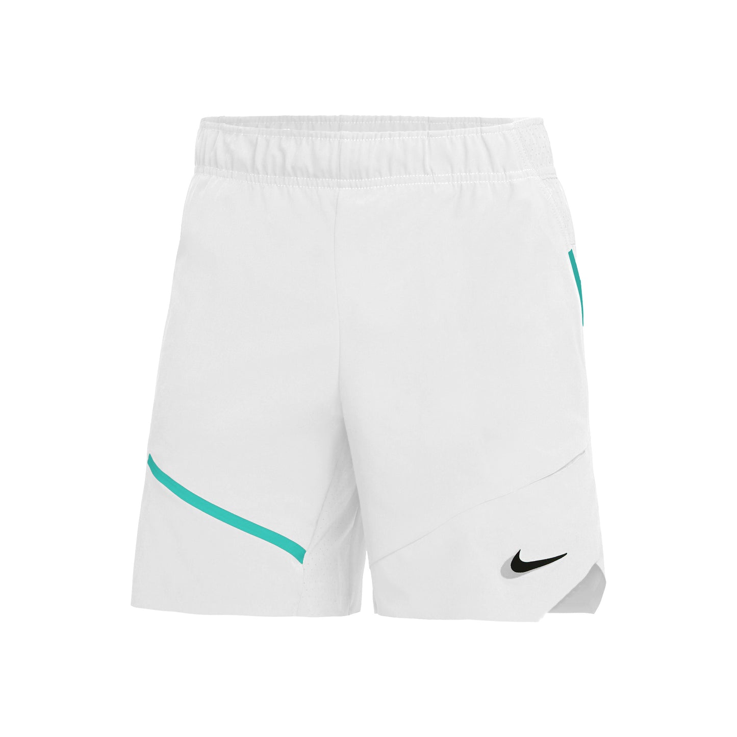 Nike Court Slam Shorts Herren - weiß, türkis