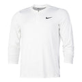 Court Dri-Fit Half-Zip Longsleeve Herren - weiß,