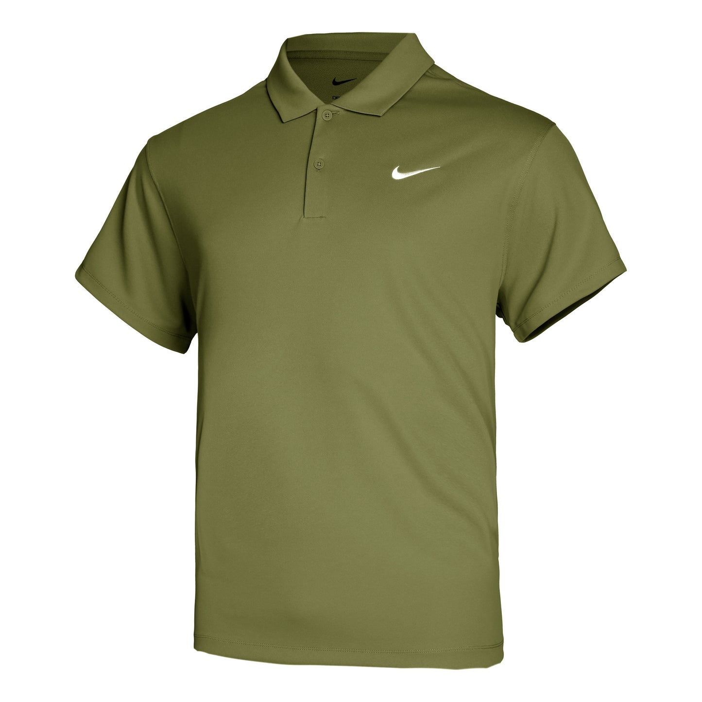 Nike Dri-Fit Victory Court Solid Polo Herren - grün, weiß