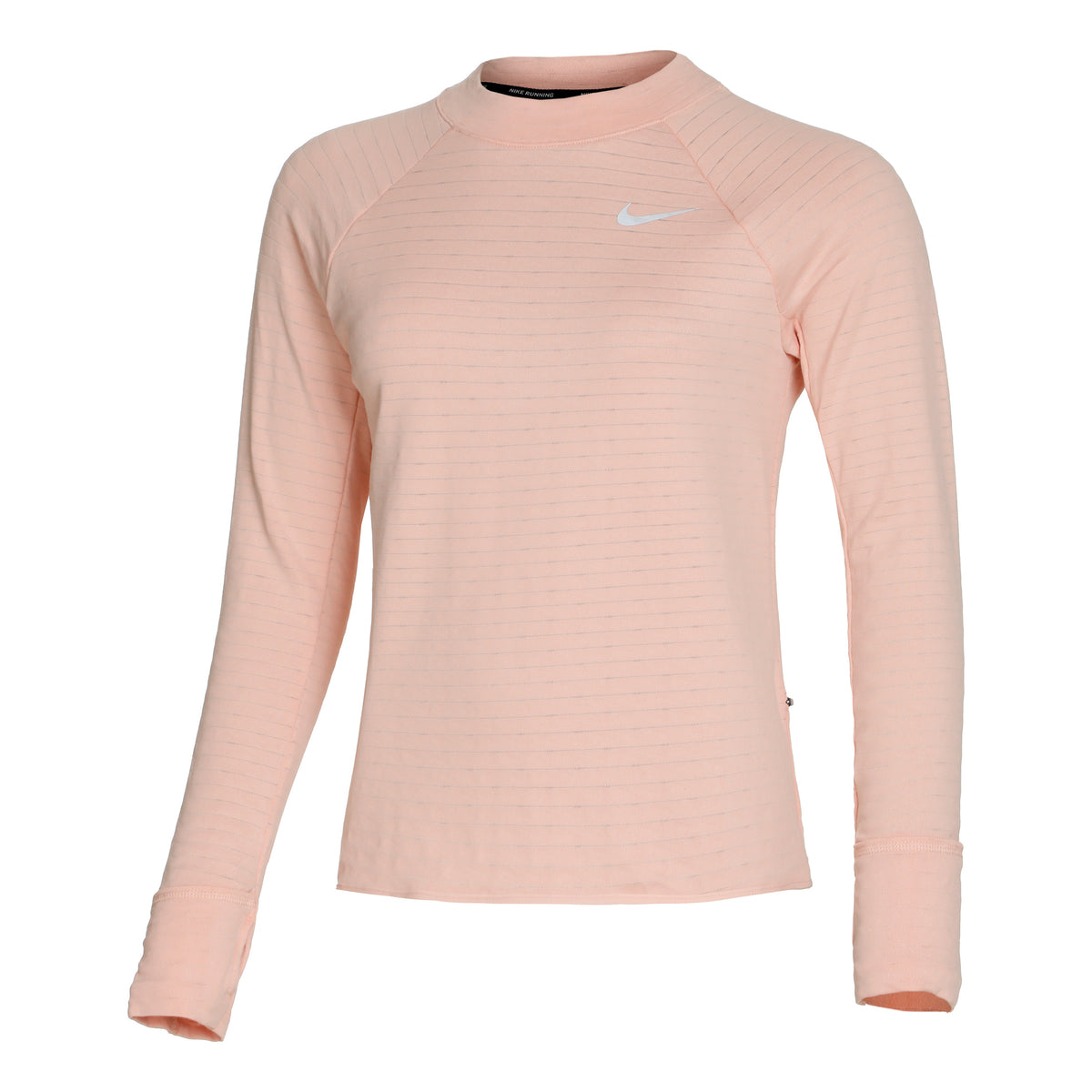 Nike Therma-Fit Element Crew Lauftop Damen - beige, grau