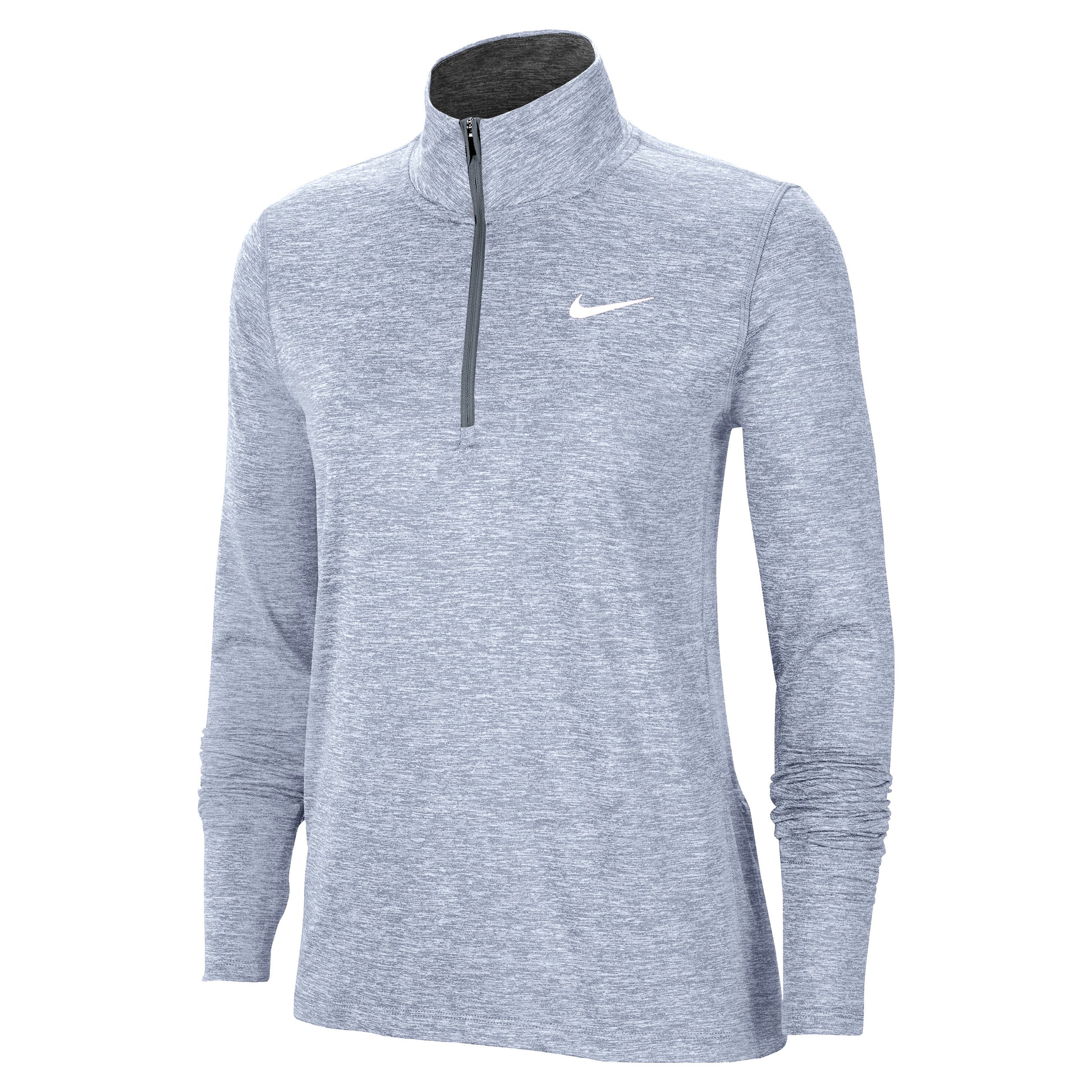 Nike Element Half-Zip Running Longsleeve Damen - flieder, grau