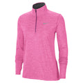 Element Half-Zip Running Longsleeve Damen - pink, grau