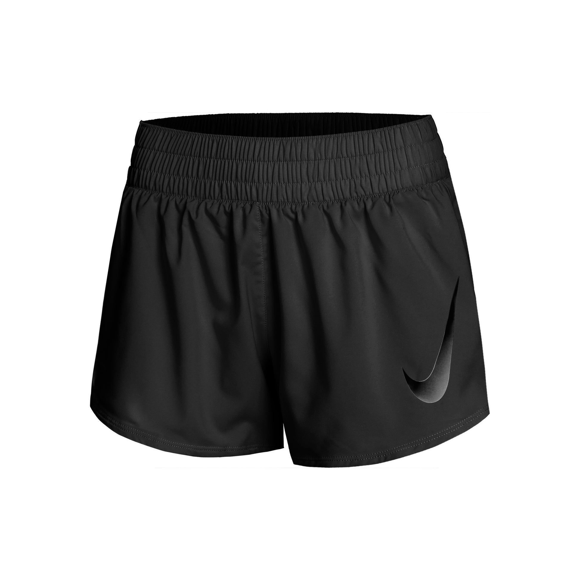 Nike Swoosh Shorts Damen - schwarz,