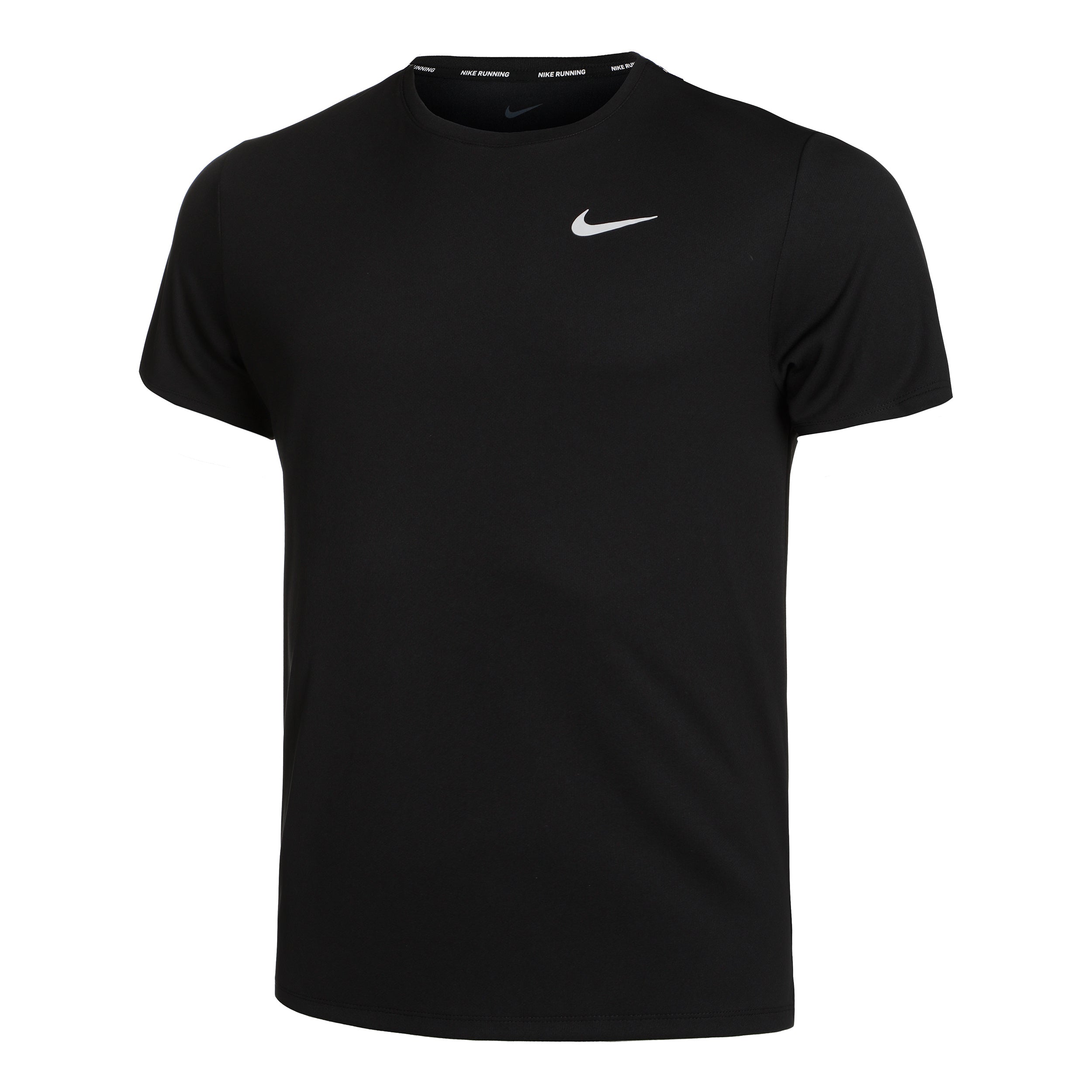 Nike Miler Laufshirt Herren - schwarz, grau