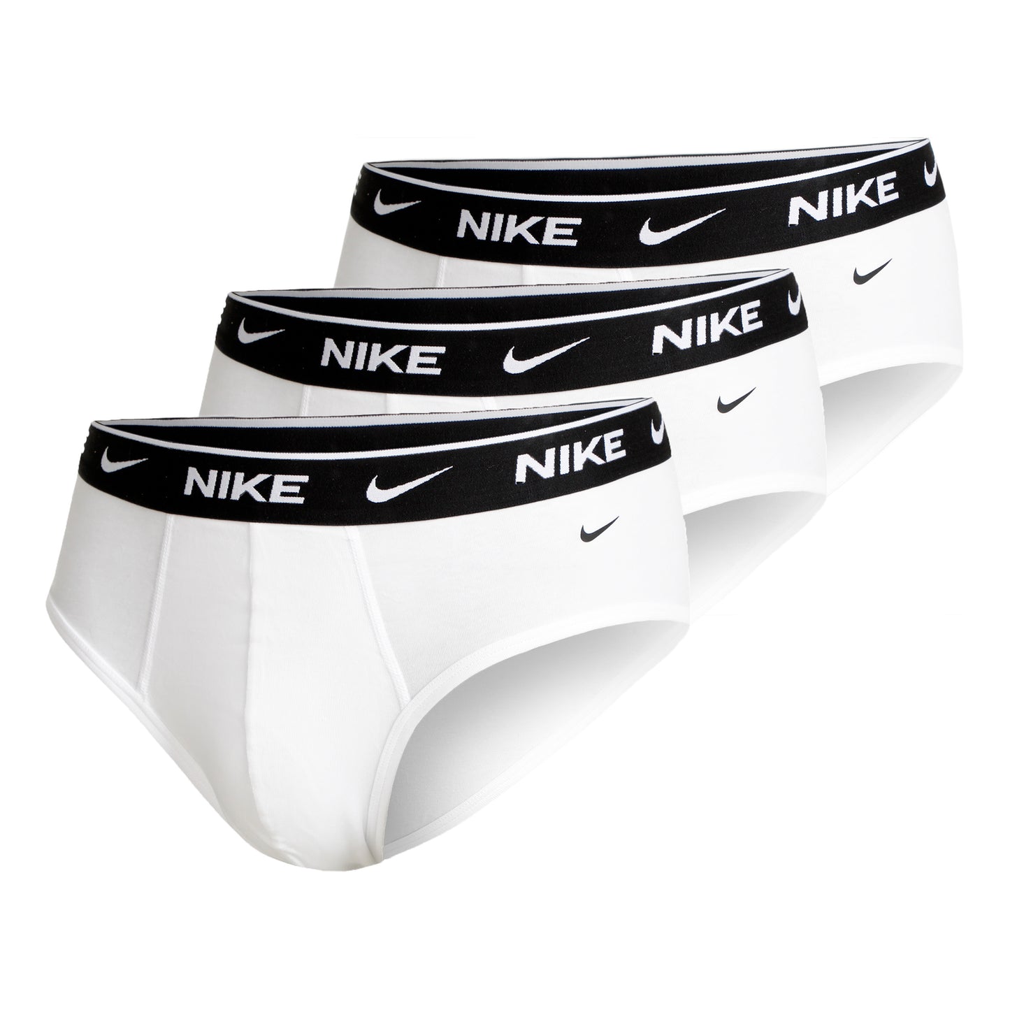 Nike Everyday Cotton Stretch Brief Slip 3er Pack Herren - weiß,