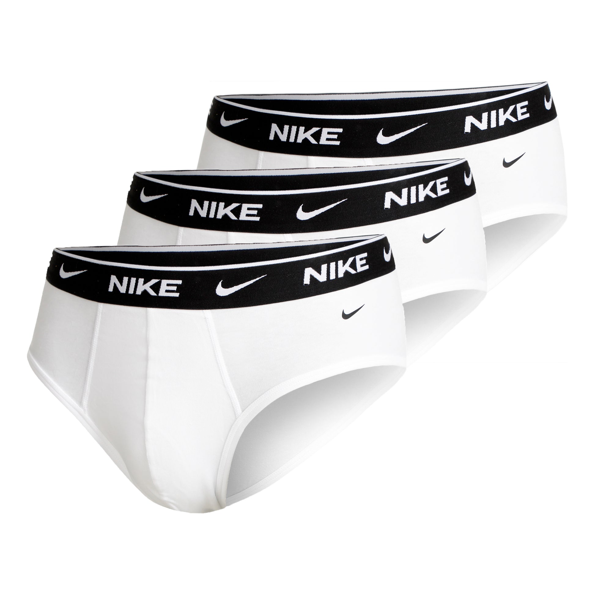 Nike Everyday Cotton Stretch Brief Slip 3er Pack Herren - weiß,