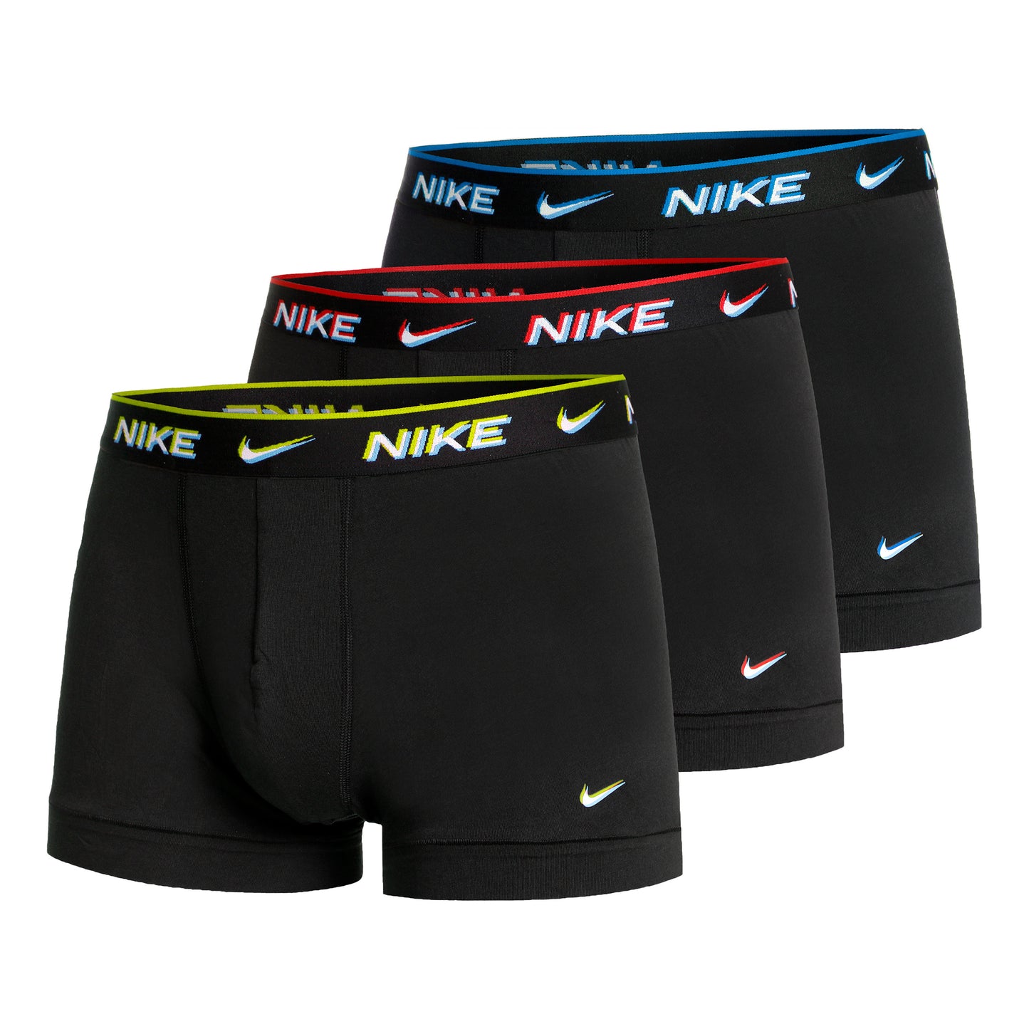 Nike Everyday Stretch Trunk Boxer Short 3er Pack Herren - schwarz, transparent