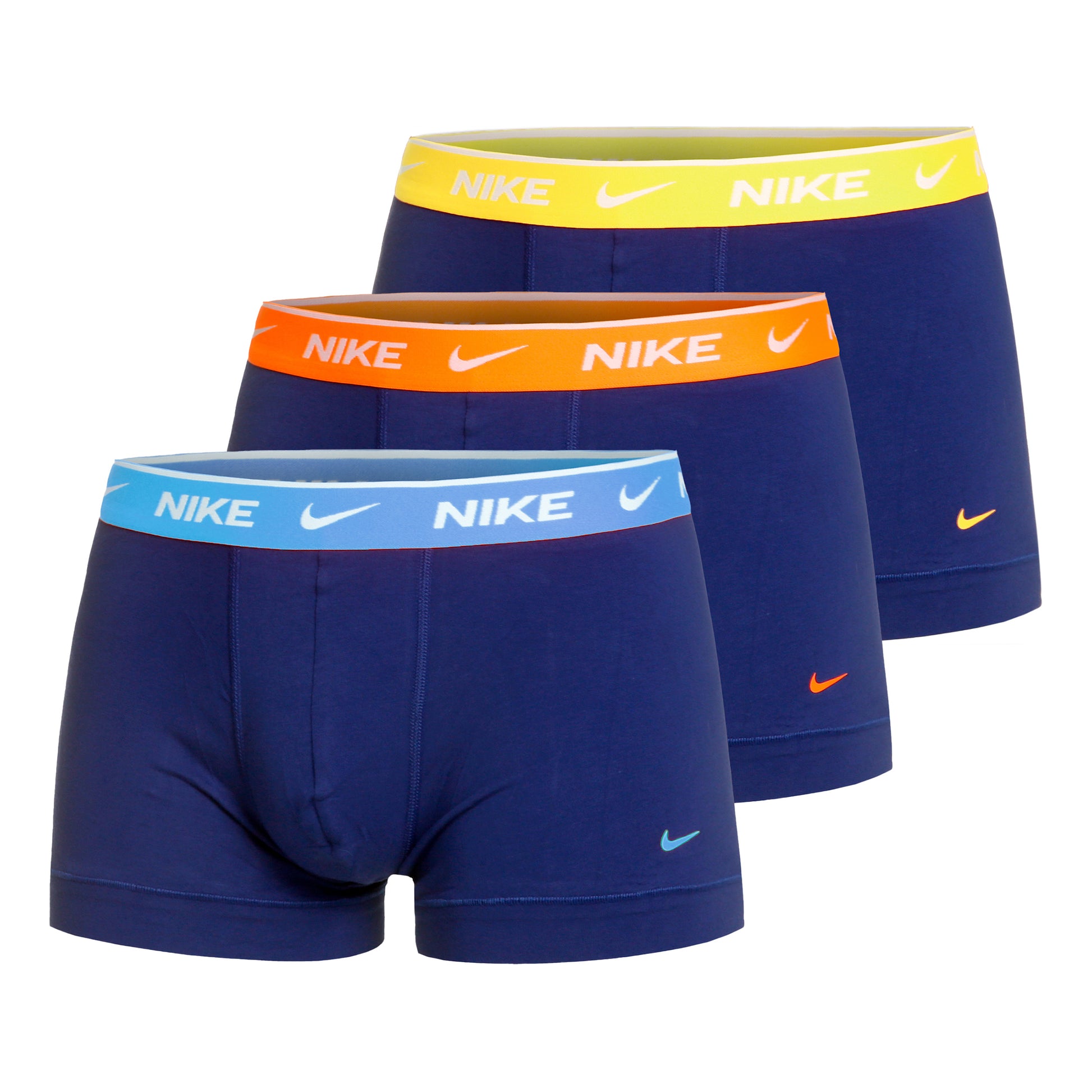 Nike Everyday Stretch Trunk Boxer Short 3er Pack Herren - blau, mehrfarbig