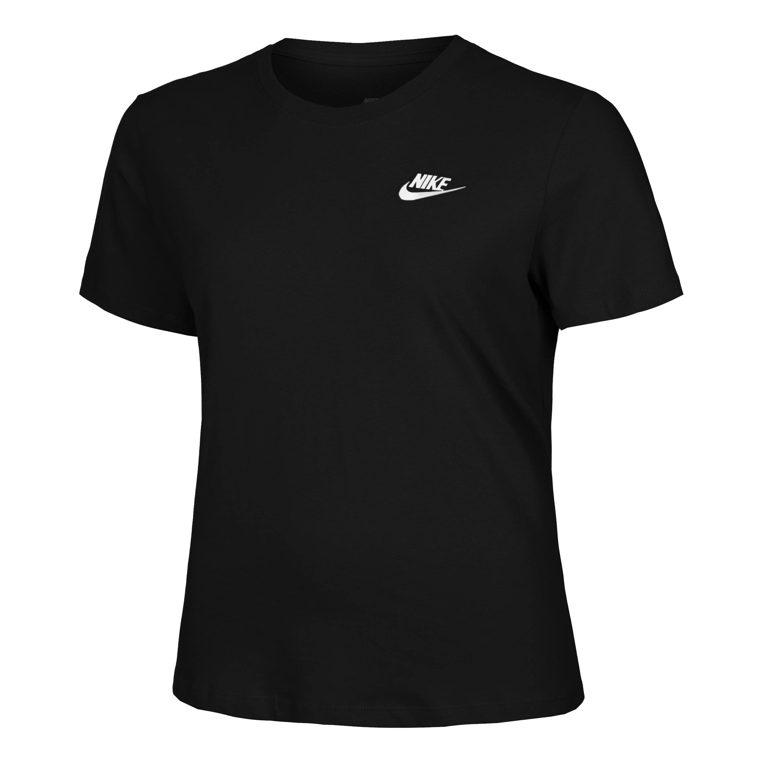 Nike New Sportswear Club T-Shirt Damen - schwarz,