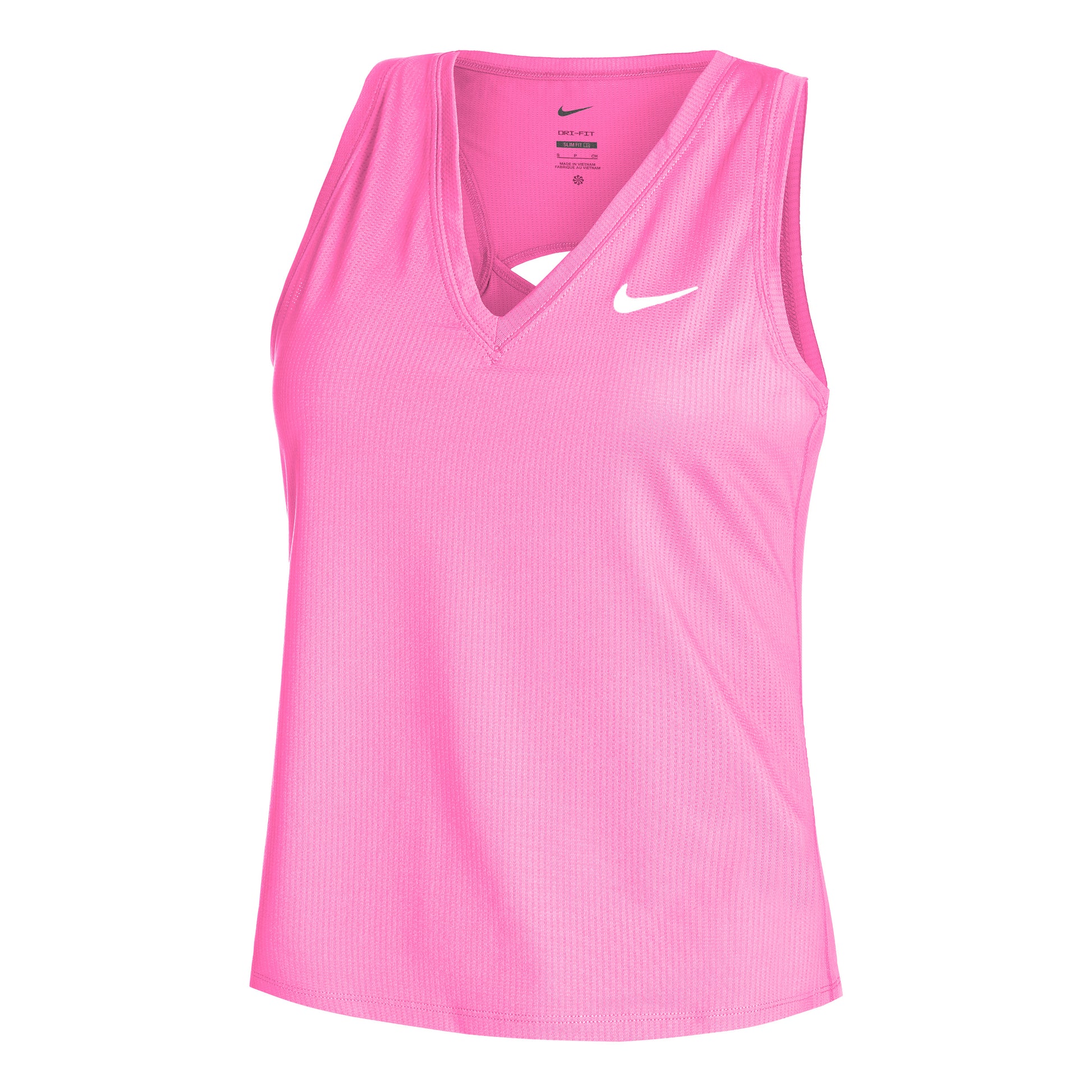 Nike Dri-Fit Victory Court Tank-Top Damen - pink, weiß