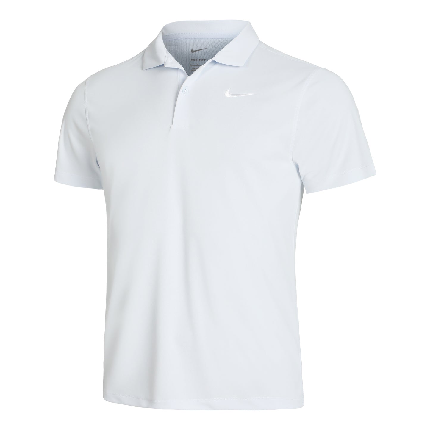 Nike Dri-Fit Victory Court Solid Polo Herren - weiß, hellgrau