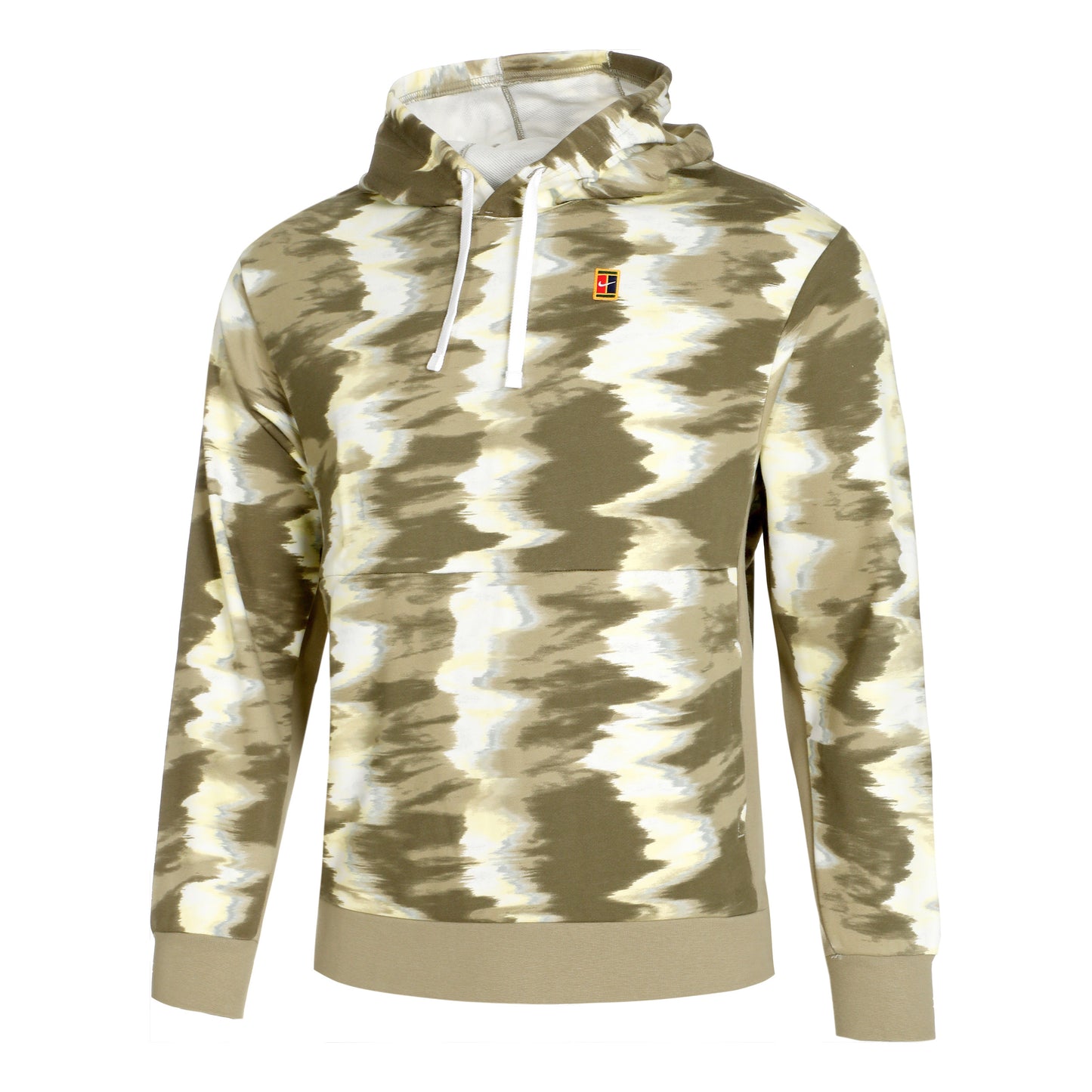 Nike Dri-Fit Court Heritage OZ Hoody Herren - oliv, weiß