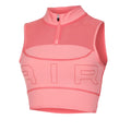 Dri-Fit Air Cropped Laufshirt Damen - pink,