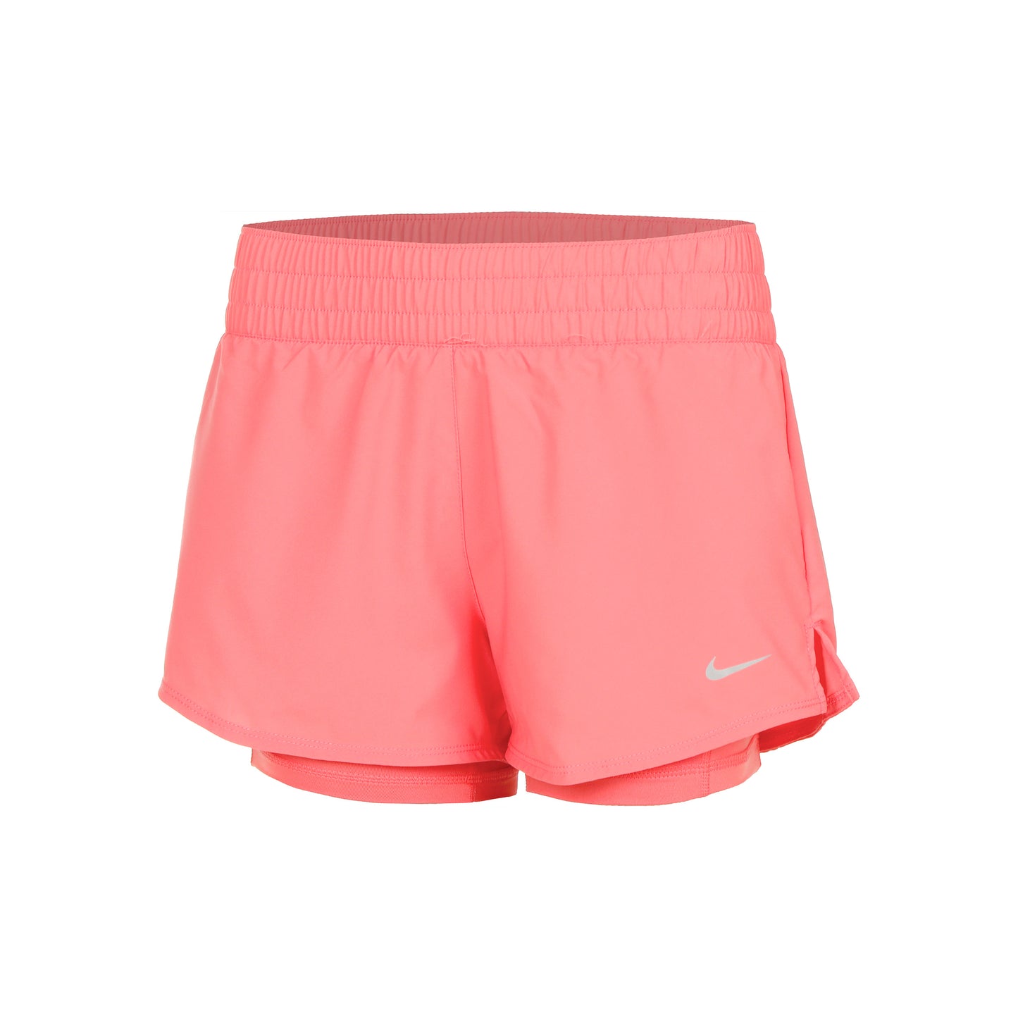 Nike Dri-Fit One Mid Rise 2in1 3in Shorts Damen - koralle,