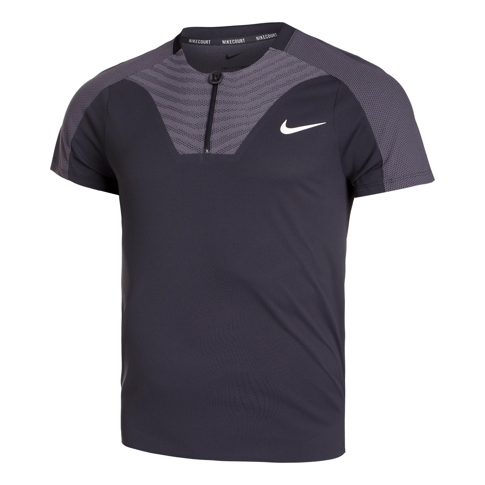 Nike Dri-Fit Court Slim UL RG Polo Herren - grau, flieder