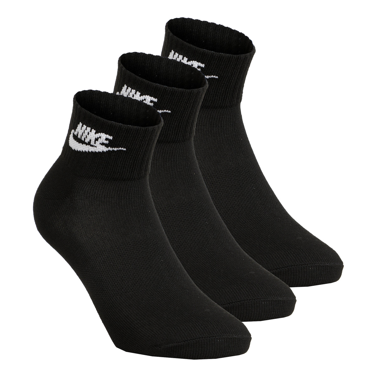 Nike New Essential Ankle Tennissocken 3er Pack Unisex - schwarz,