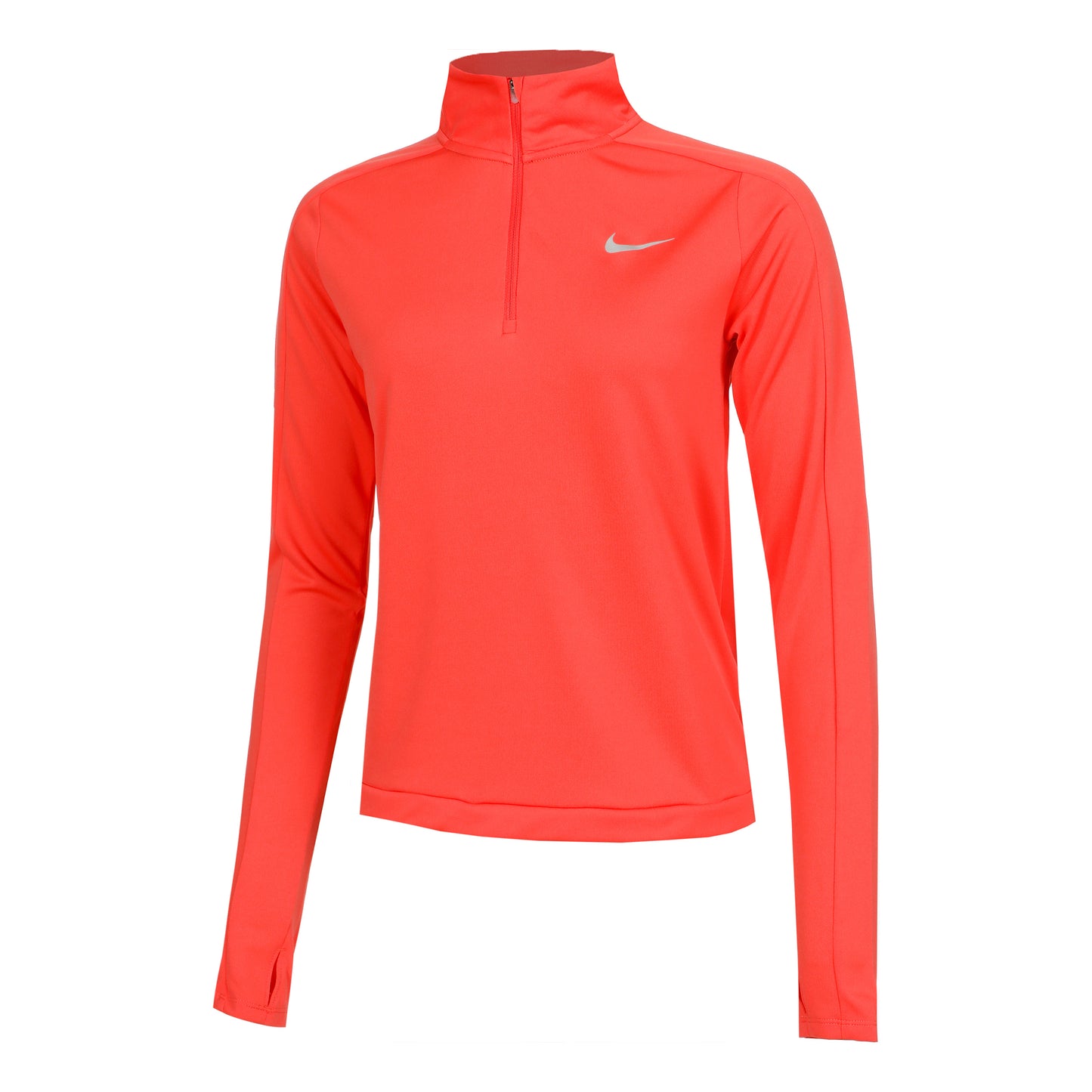 Nike Dri-Fit Pacer 1/4-Zip Longsleeve Damen - koralle,