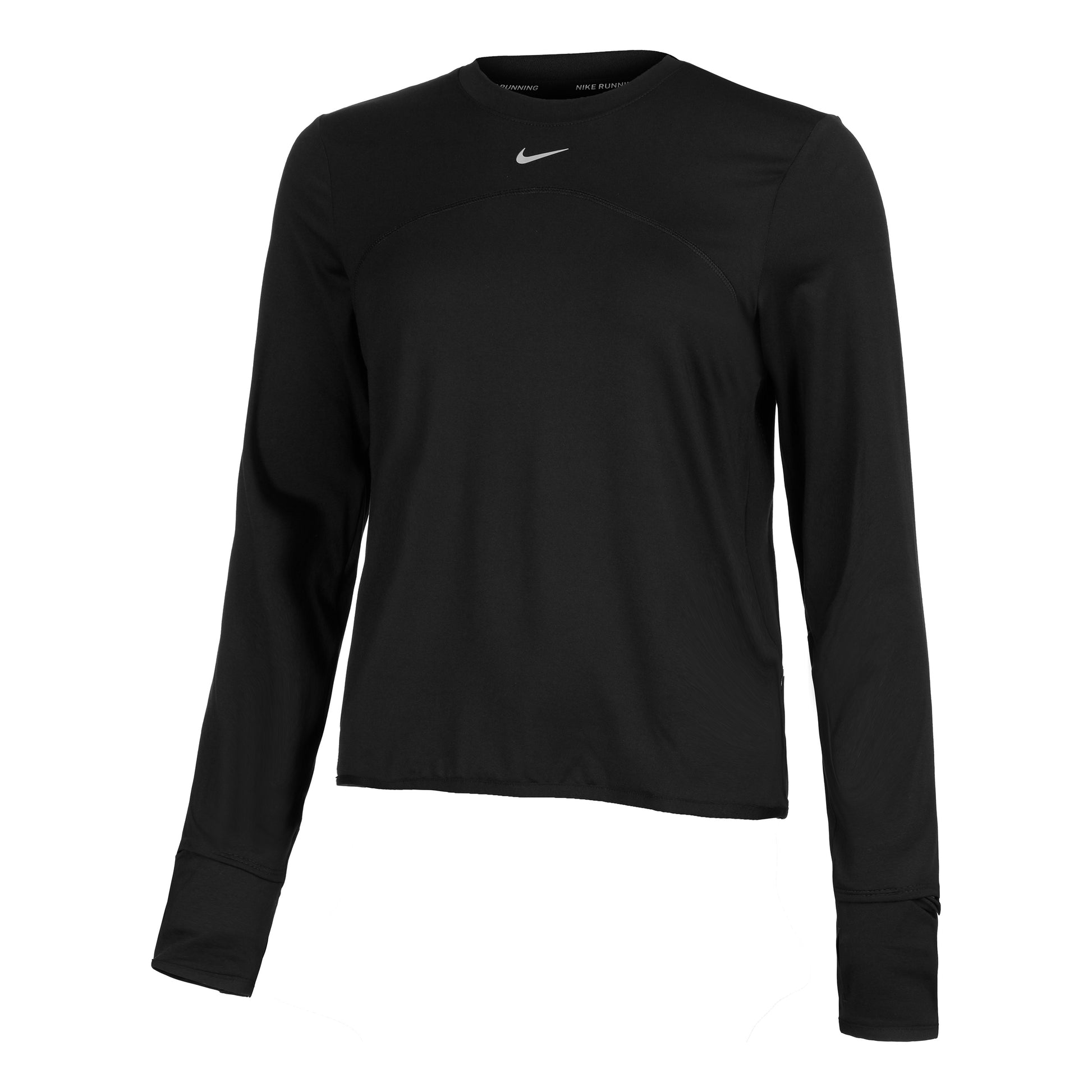 Nike Dri-Fit Swift Element UV Crew-Neck Lauftop Damen-Schwarz