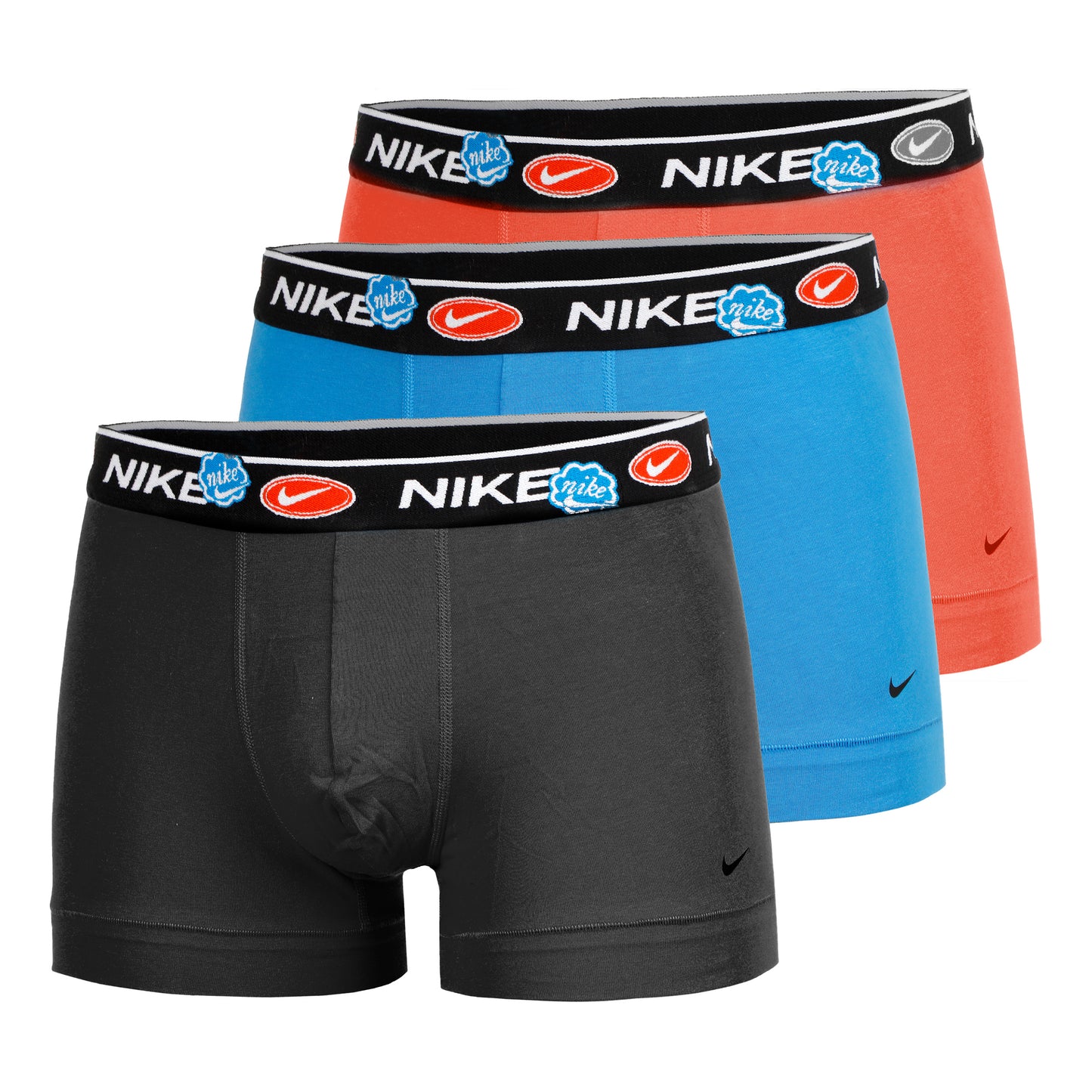 Nike Everyday Stretch Trunk Boxer Short 3er Pack Herren - apricot, türkis