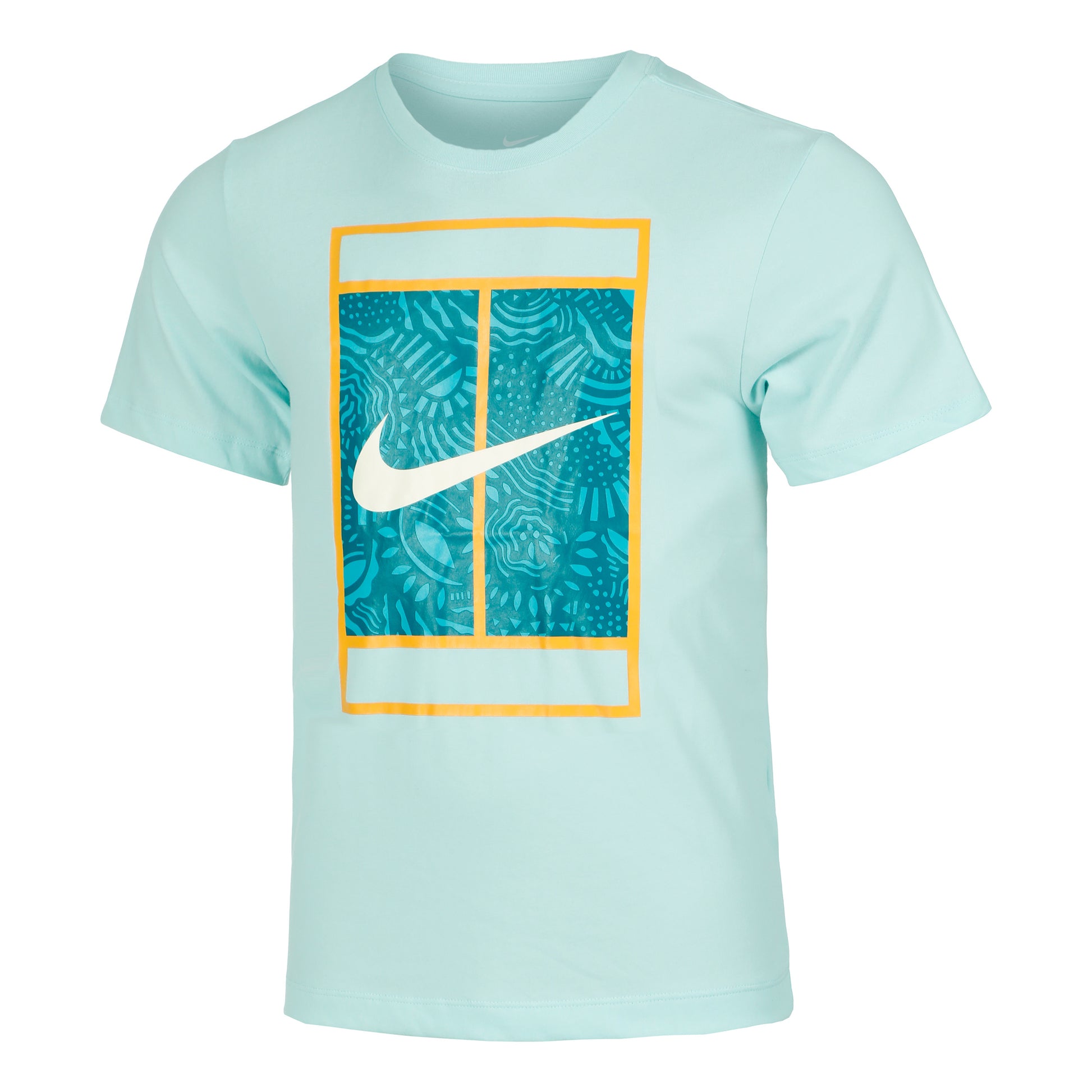 Nike Dri-Fit Court T-Shirt Herren - mint, mehrfarbig