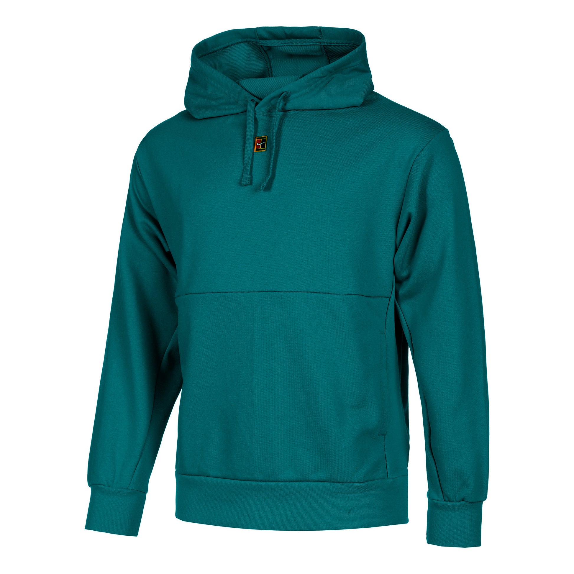 Nike Dri-Fit Court Heritage Fleece Hoody Herren - petrol,