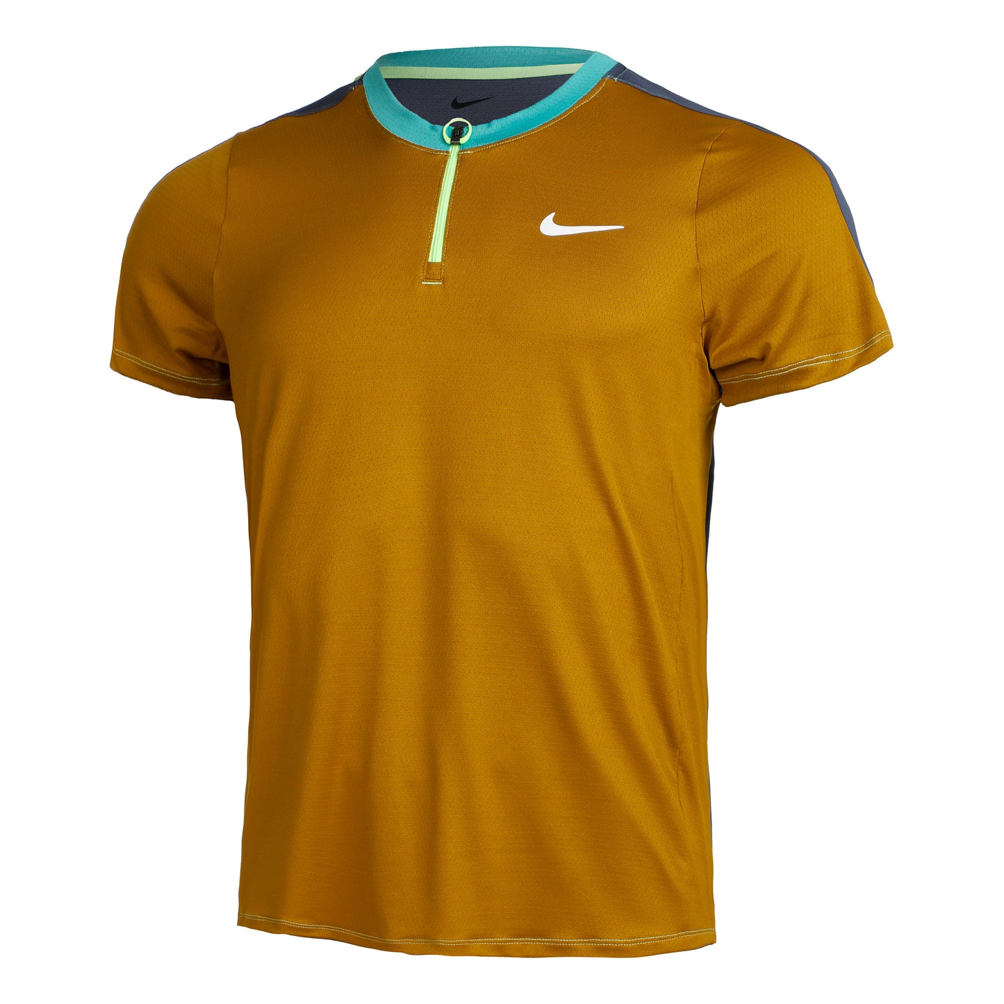 Nike Dri-Fit Court Polo Herren - oliv, blau