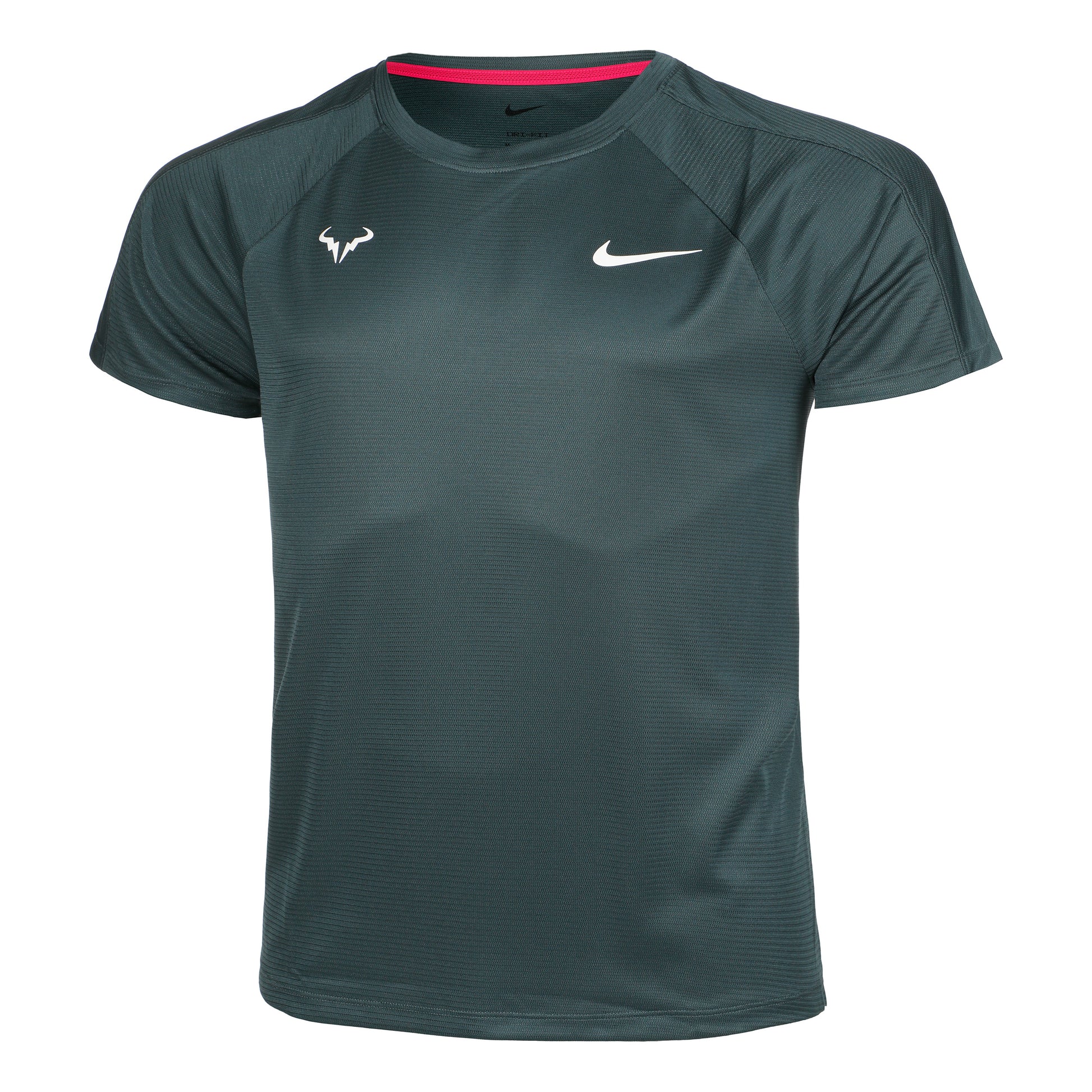 Nike Dri-Fit RAFA MNK Challenger T-Shirt Herren - dunkelgrün,