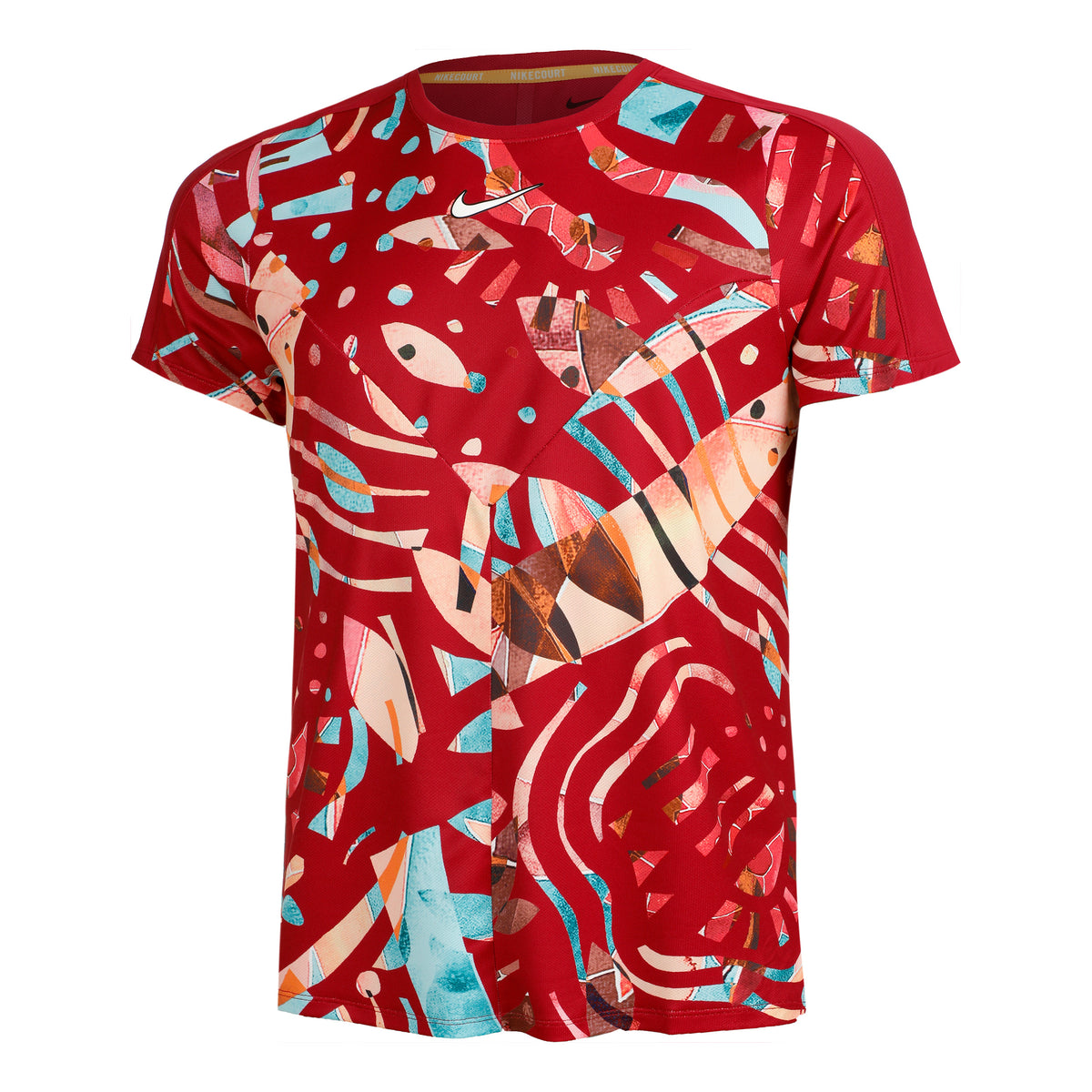 Nike Dri-Fit Court Slam T-Shirt Herren - berry, mehrfarbig