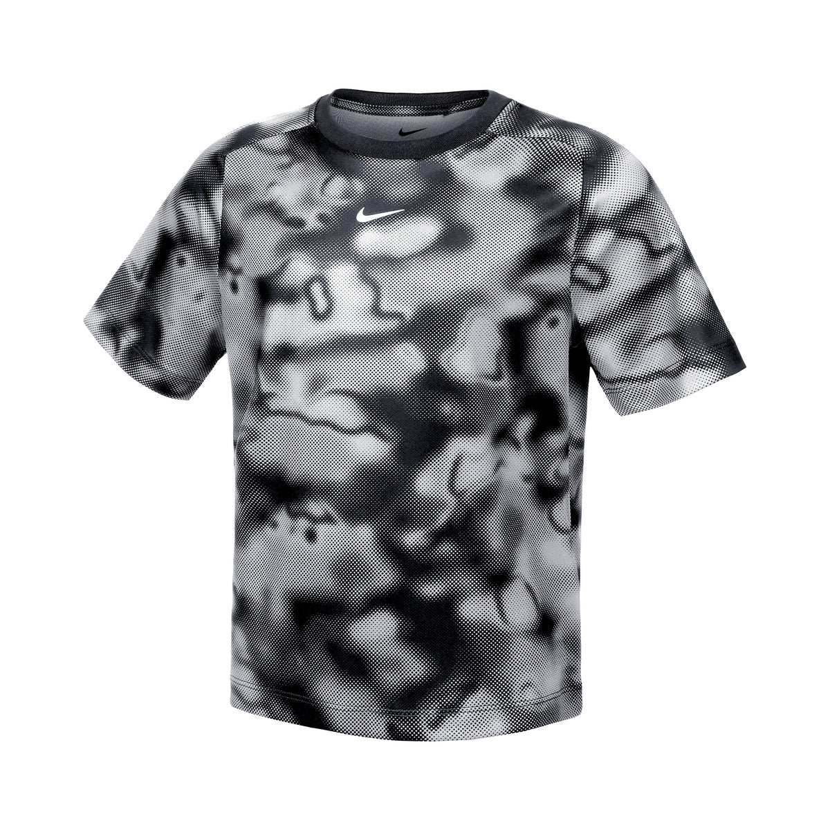 Nike Dri-Fit Printed T-Shirt Jungen - schwarz, weiß