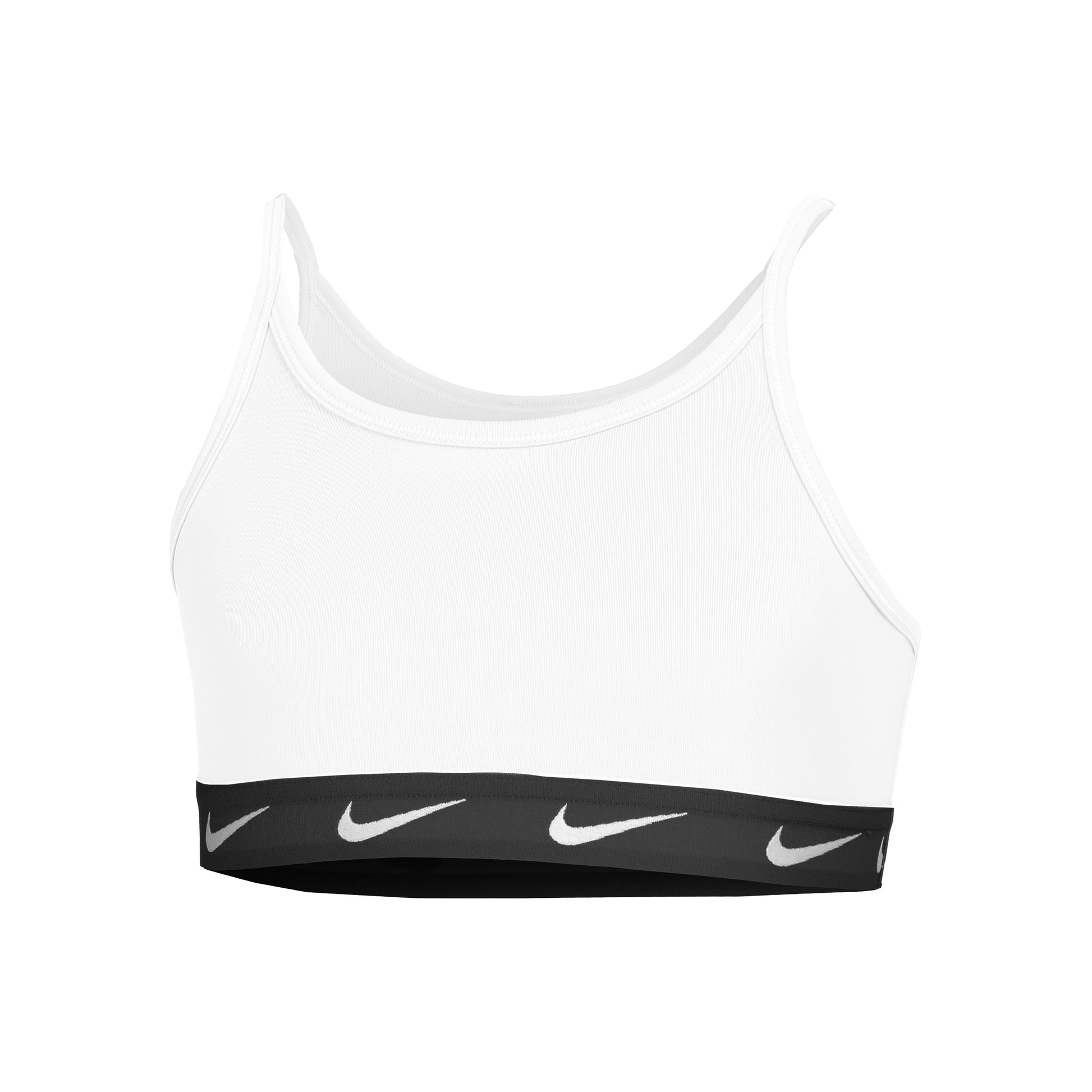 Nike Dri-Fit One Big Sport-BH Mädchen - weiß, schwarz