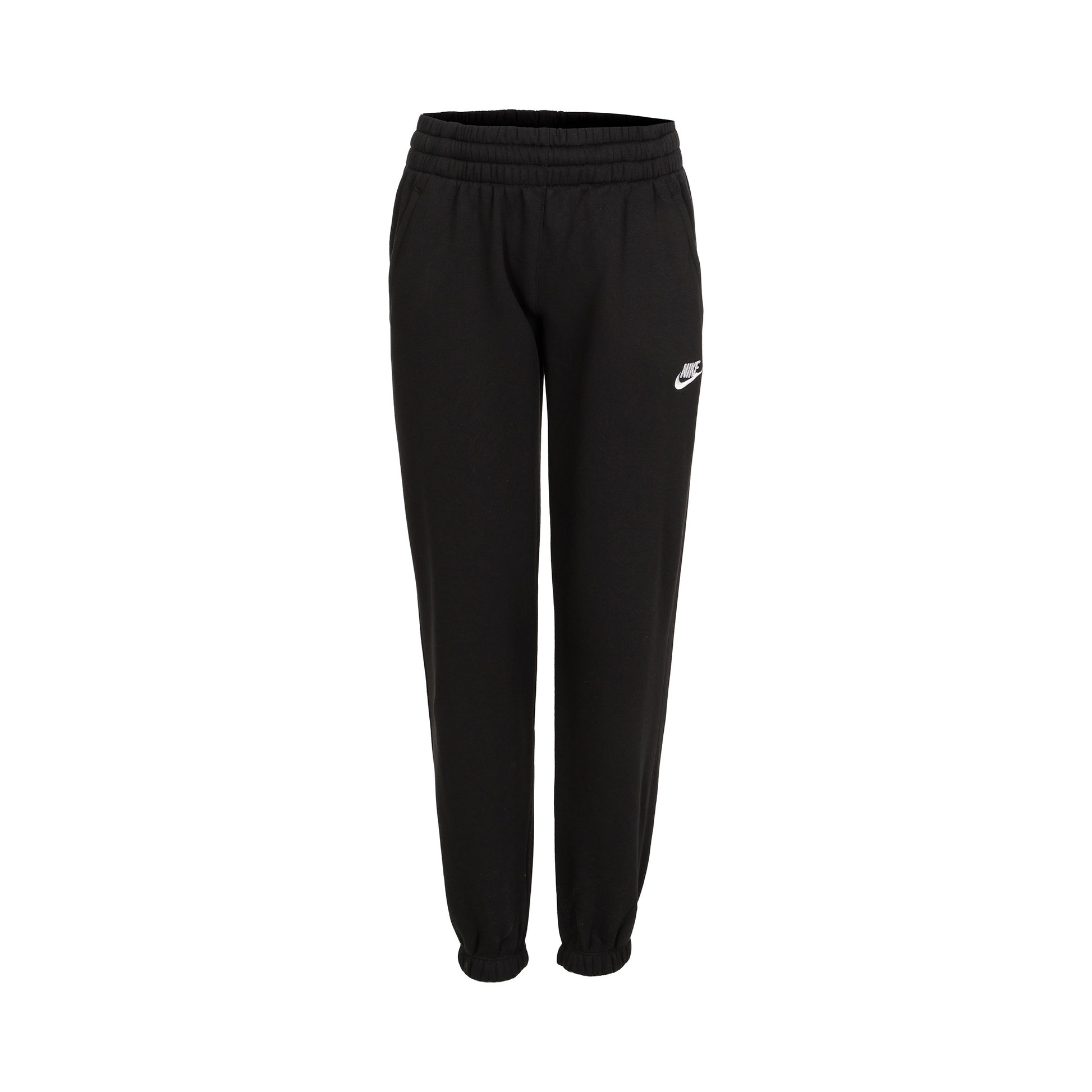 Nike Club Fleece Loose Trainingshose Mädchen-Schwarz,Weiß