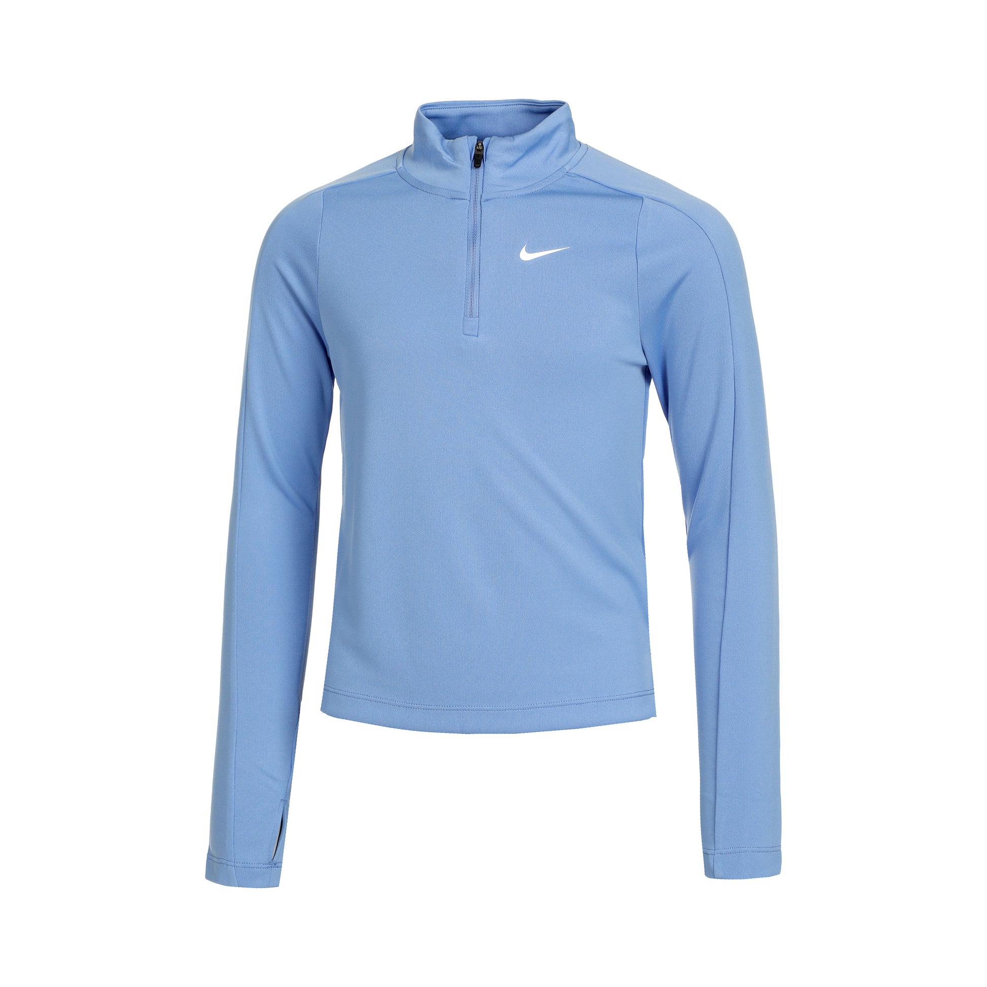 Nike Dri-Fit Half-Zip Longsleeve Mädchen - hellblau,
